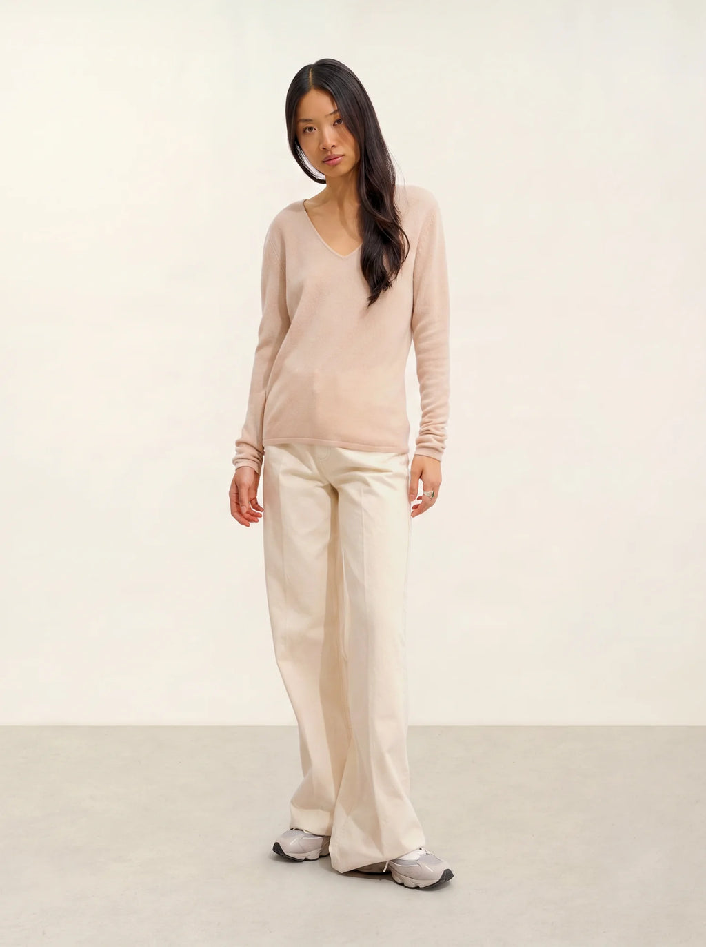GALISE pull col V nude