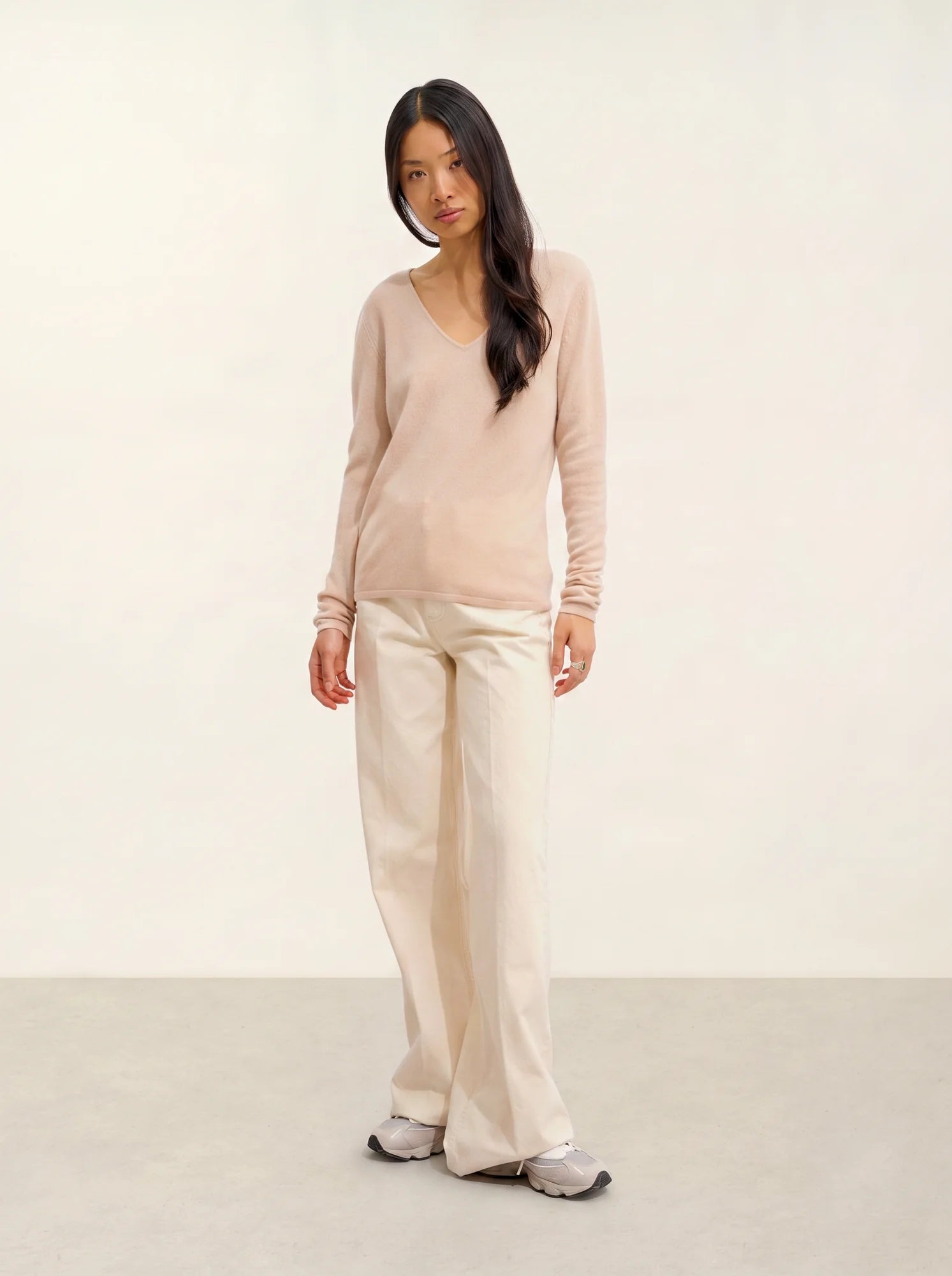 GALISE pull col V nude