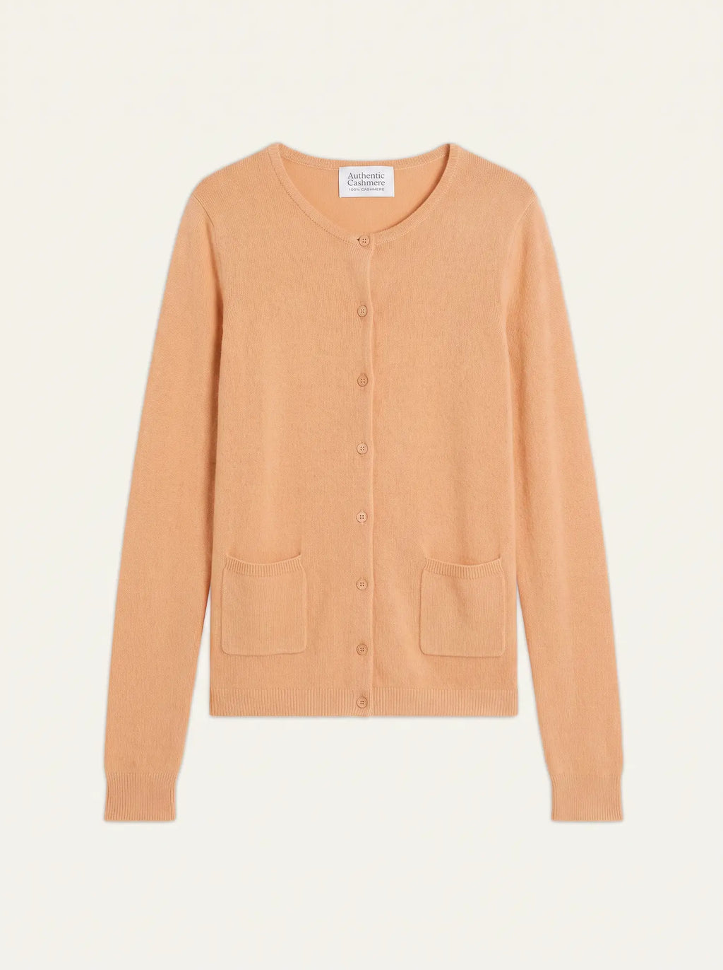 CARON Strickjacke Rundhalsausschnitt Sahara