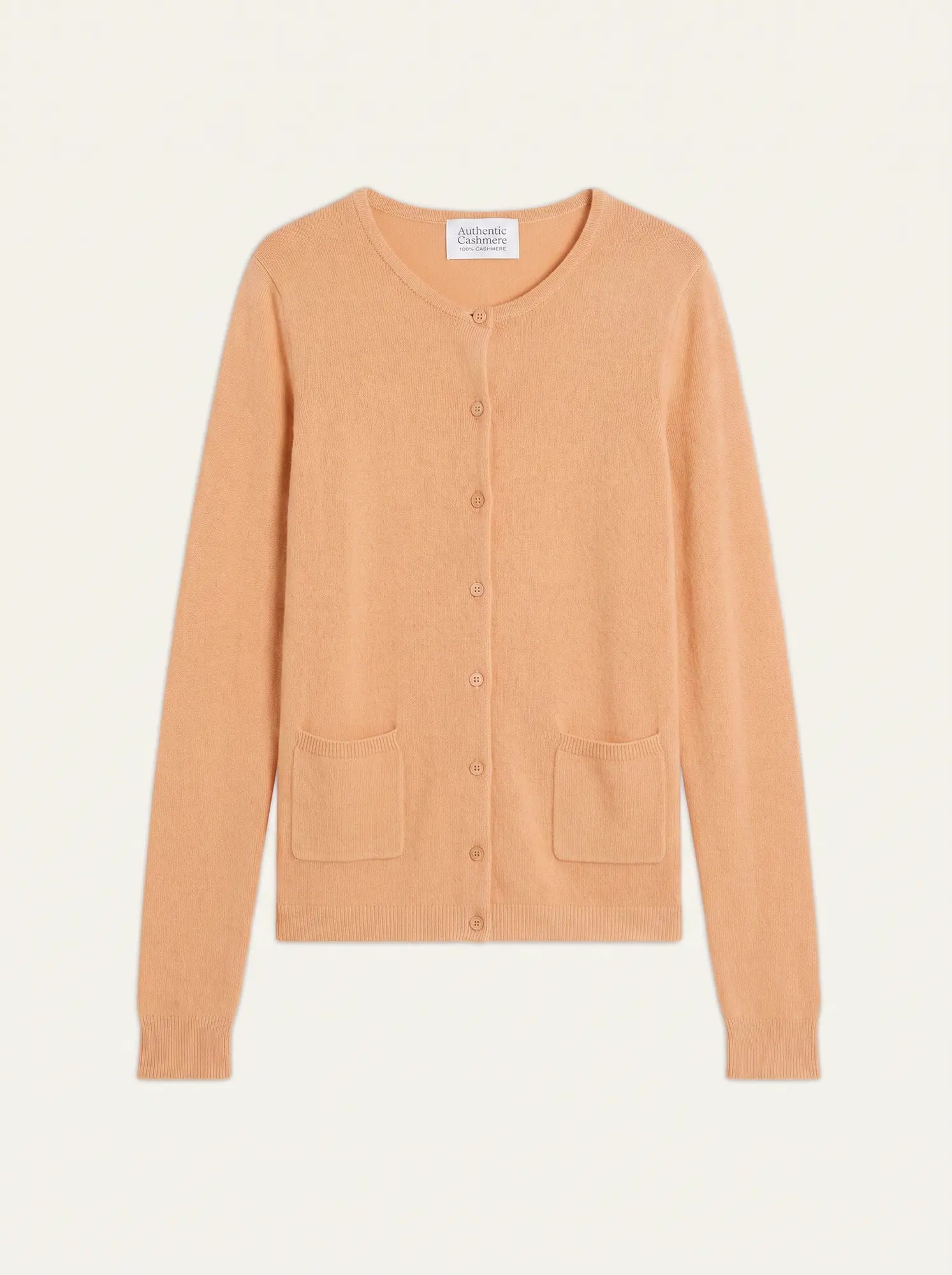 CARON Strickjacke Rundhalsausschnitt Sahara