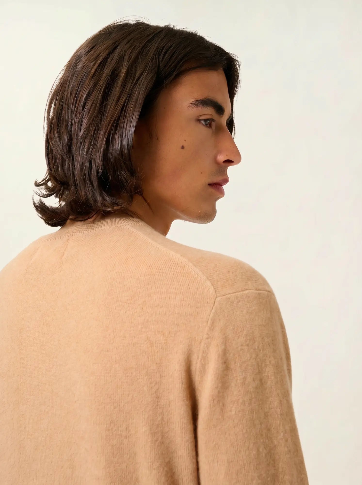 AIGLIÈRE pull col rond sahara