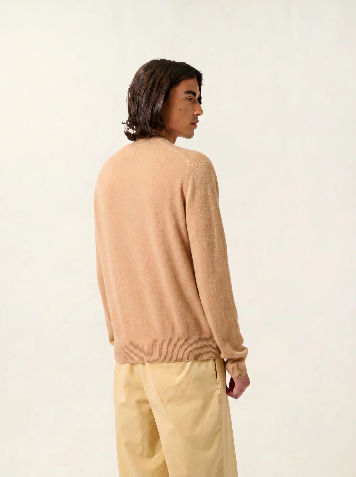 AIGLIÈRE pull col rond sahara