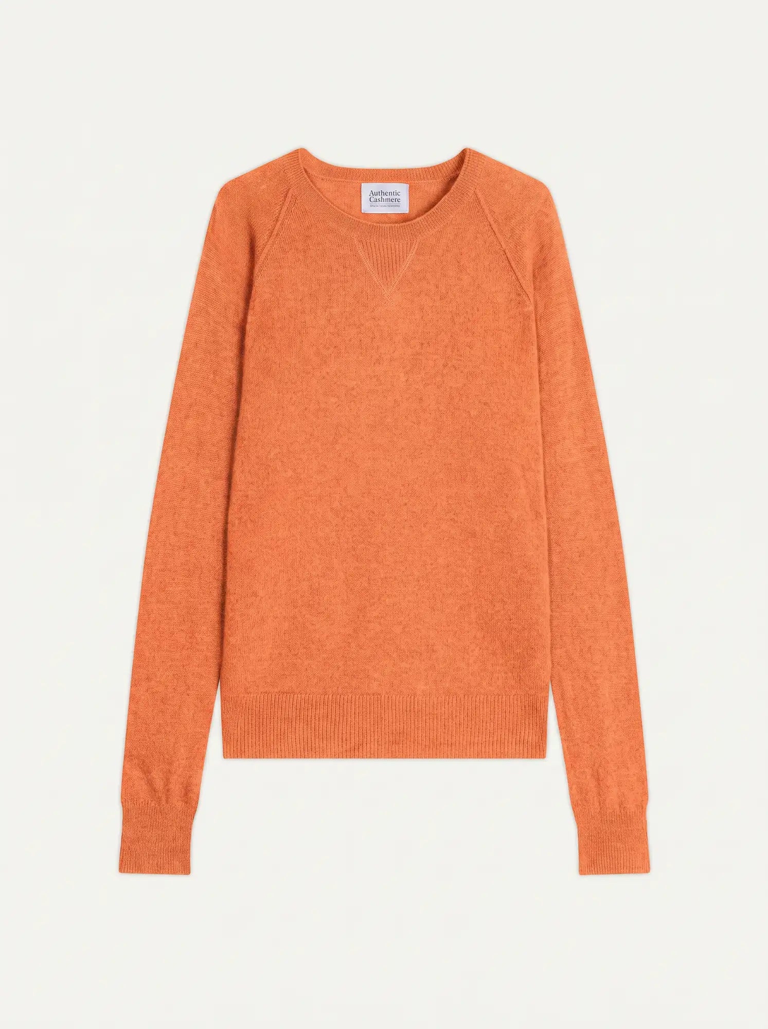 ETRET Pullover Rundhalsausschnitt Mandarine