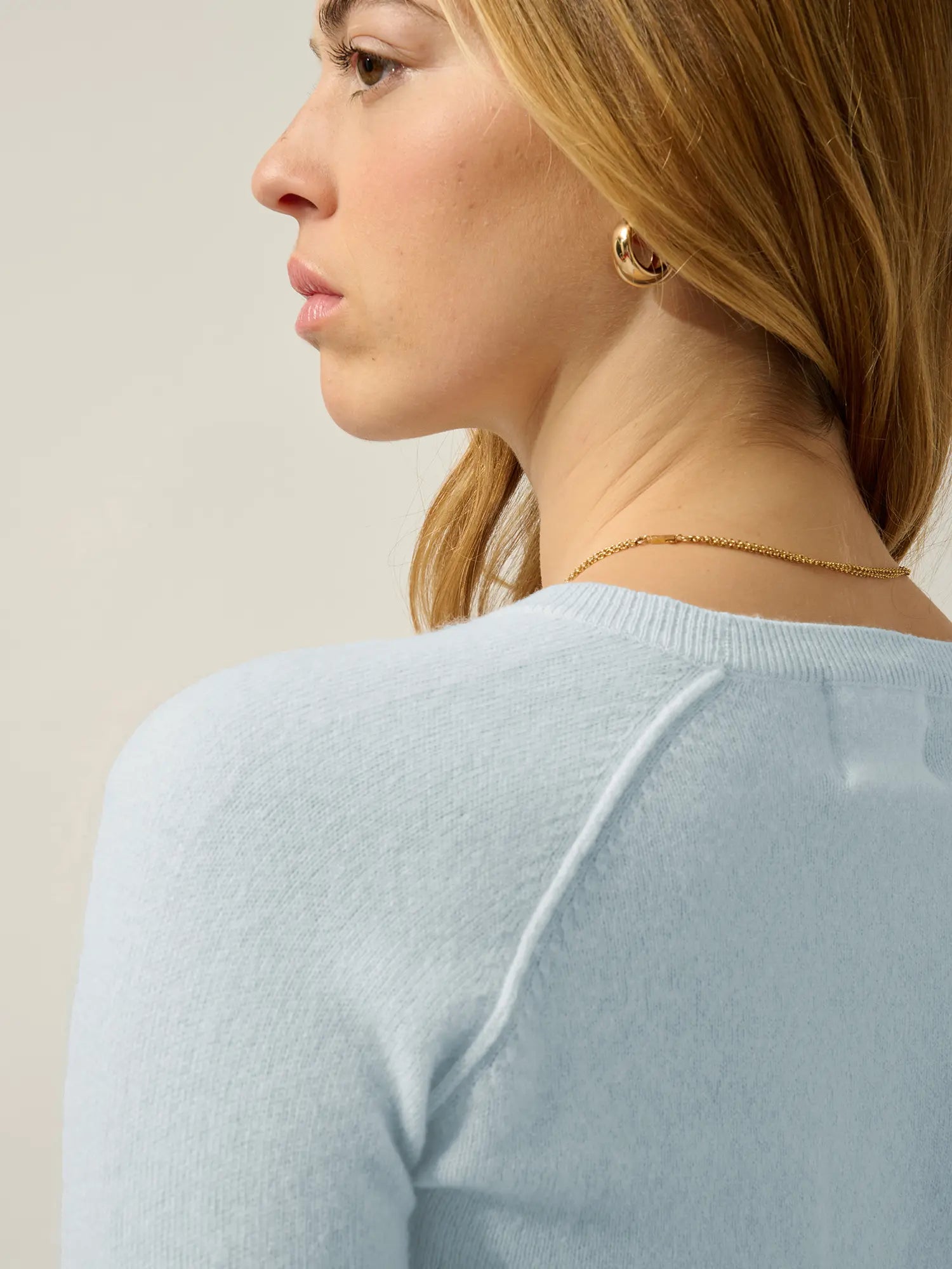 ETRET Pullover Rundhalsausschnitt Frostblau