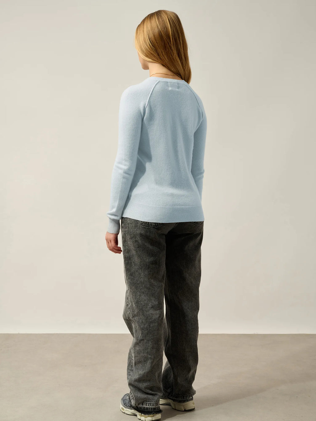 ETRET Pullover Rundhalsausschnitt Frostblau