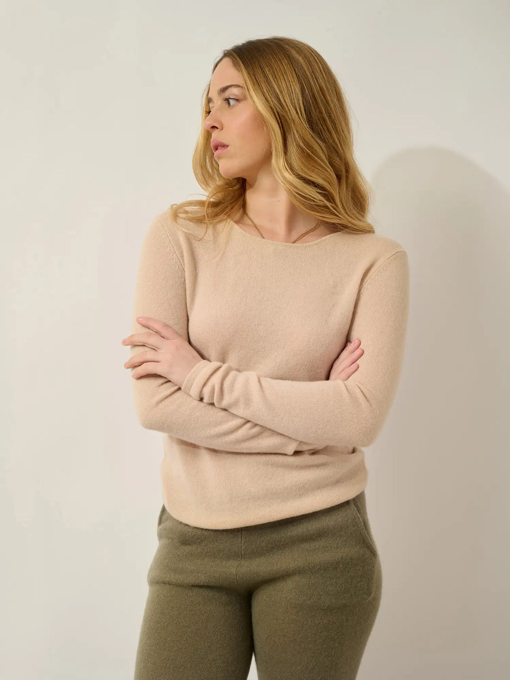 EPÉNA Sweater Crew Neck Beige