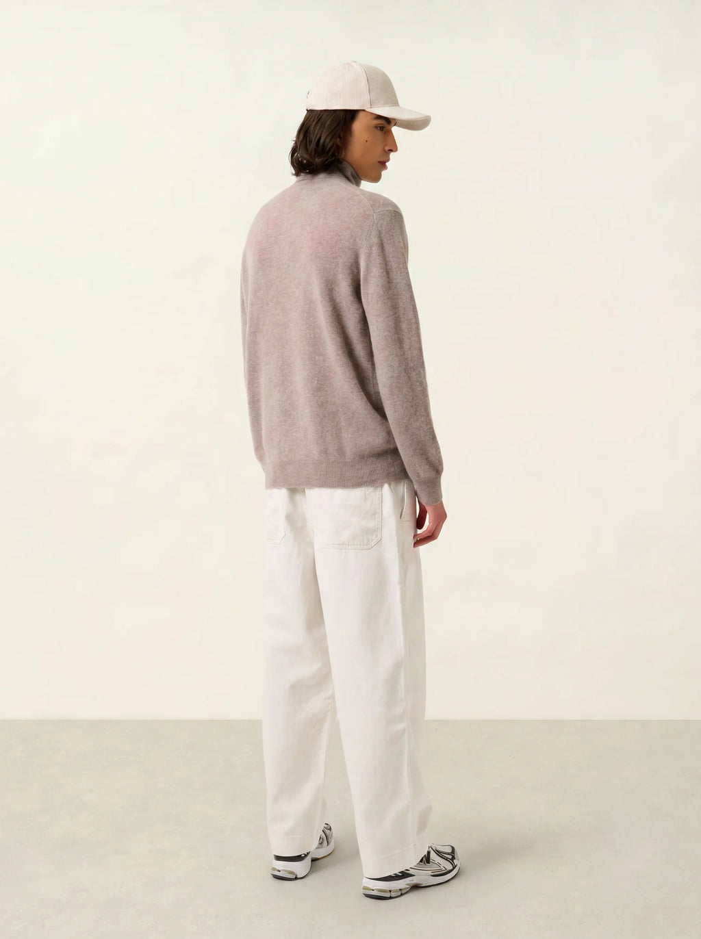 BANGE pull col roulé caribou chiné