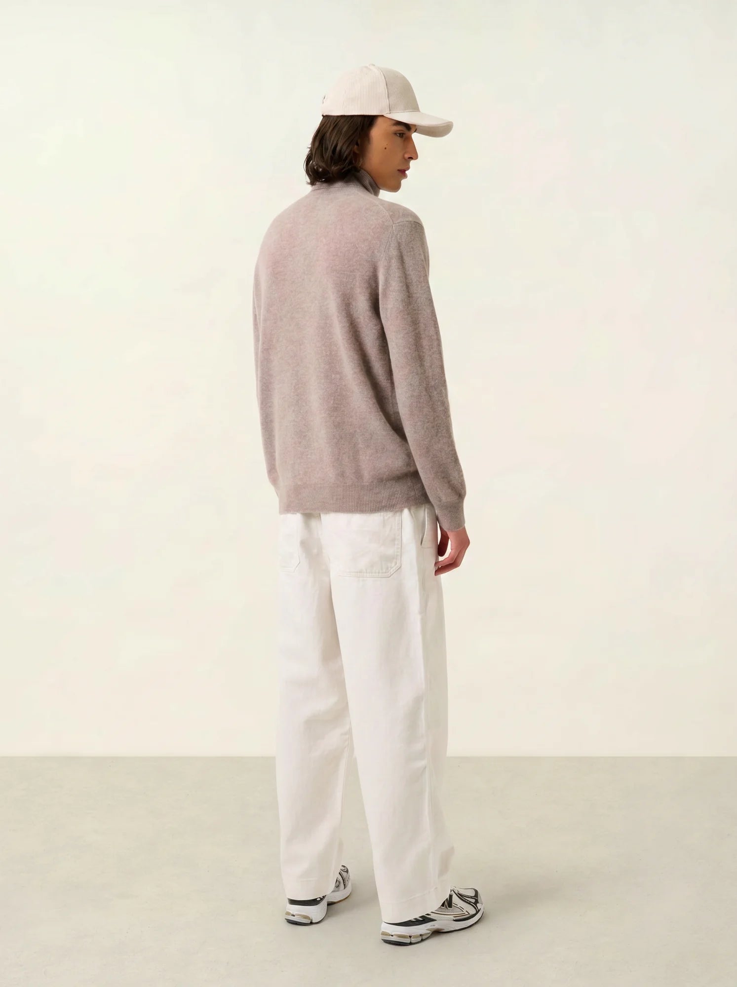 BANGE pull col roulé caribou chiné
