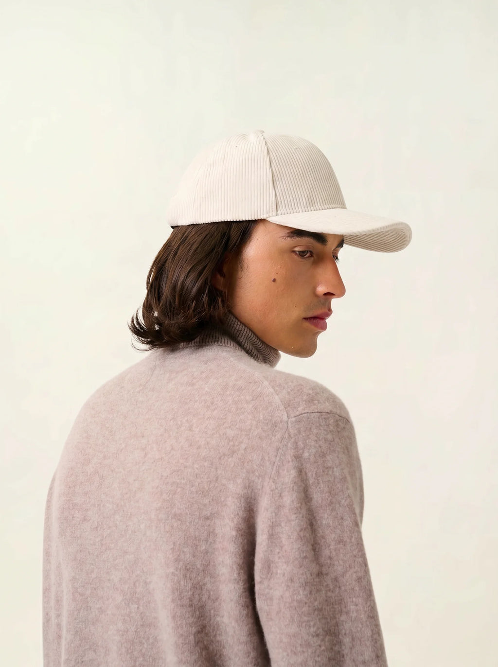 BANGE pull col roulé caribou chiné
