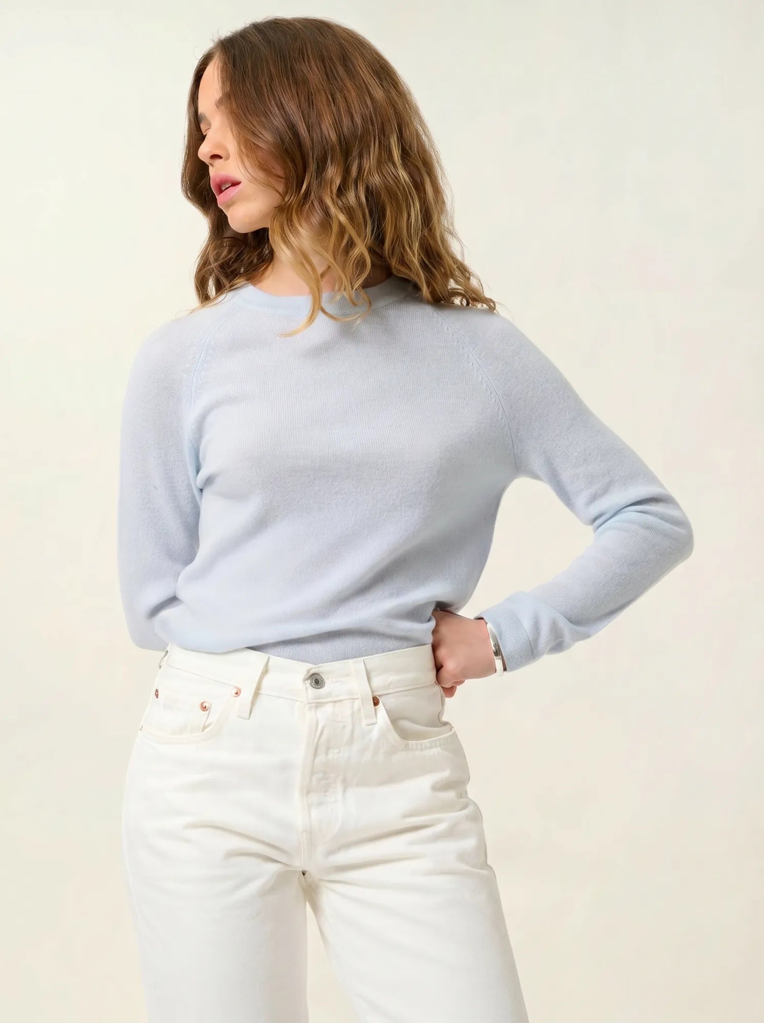 ECRIN pull col rond givre