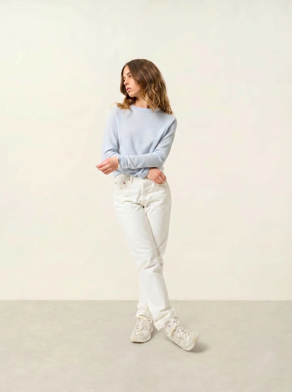 ECRIN pull col rond givre