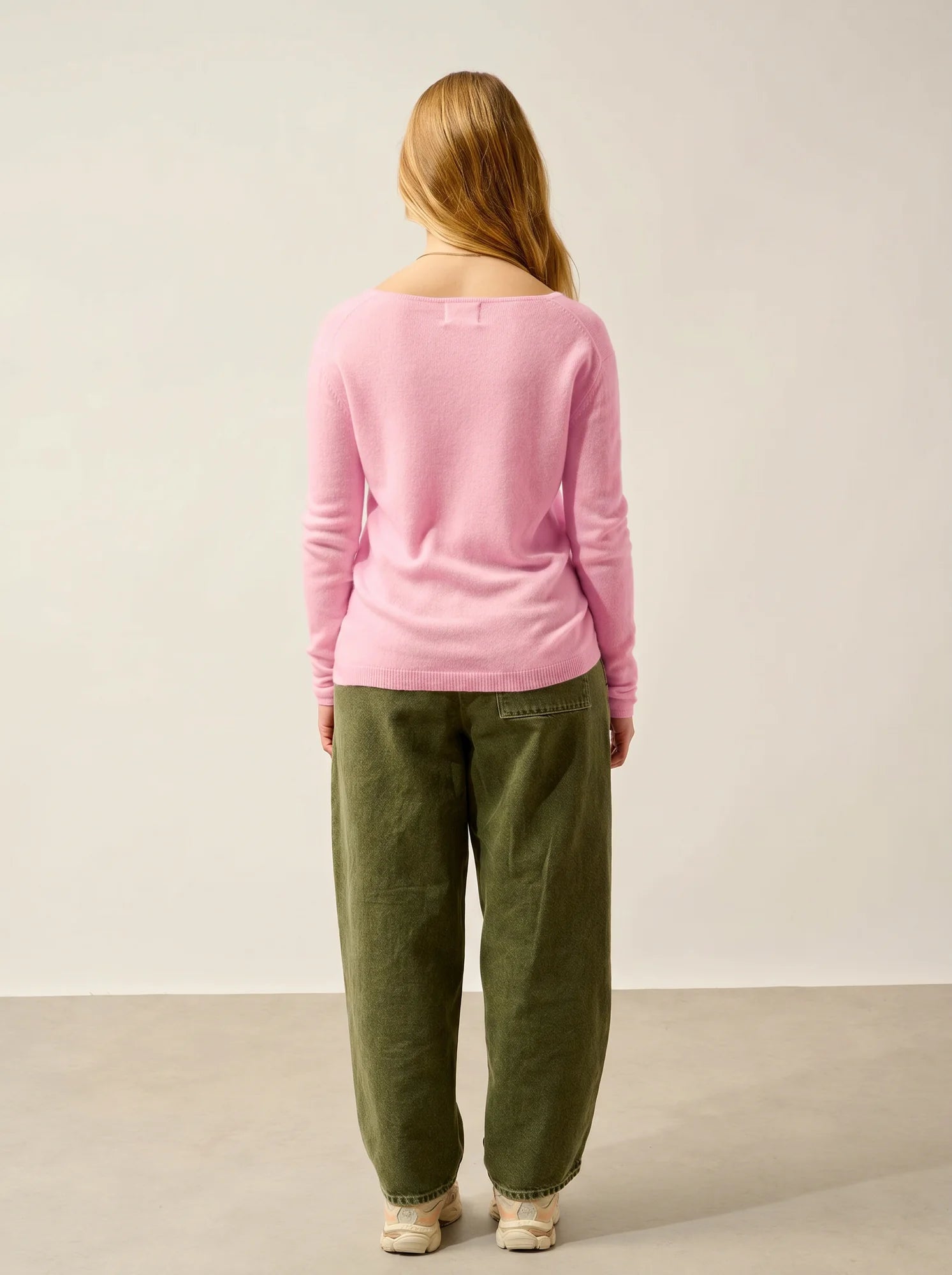 LANFON sweater crew neck bubblegum
