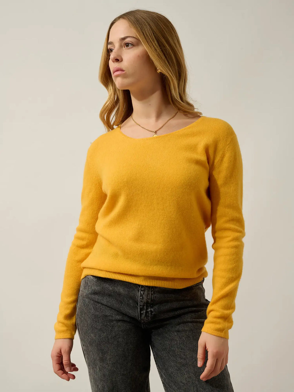 LANFON sweater crew neck loquat