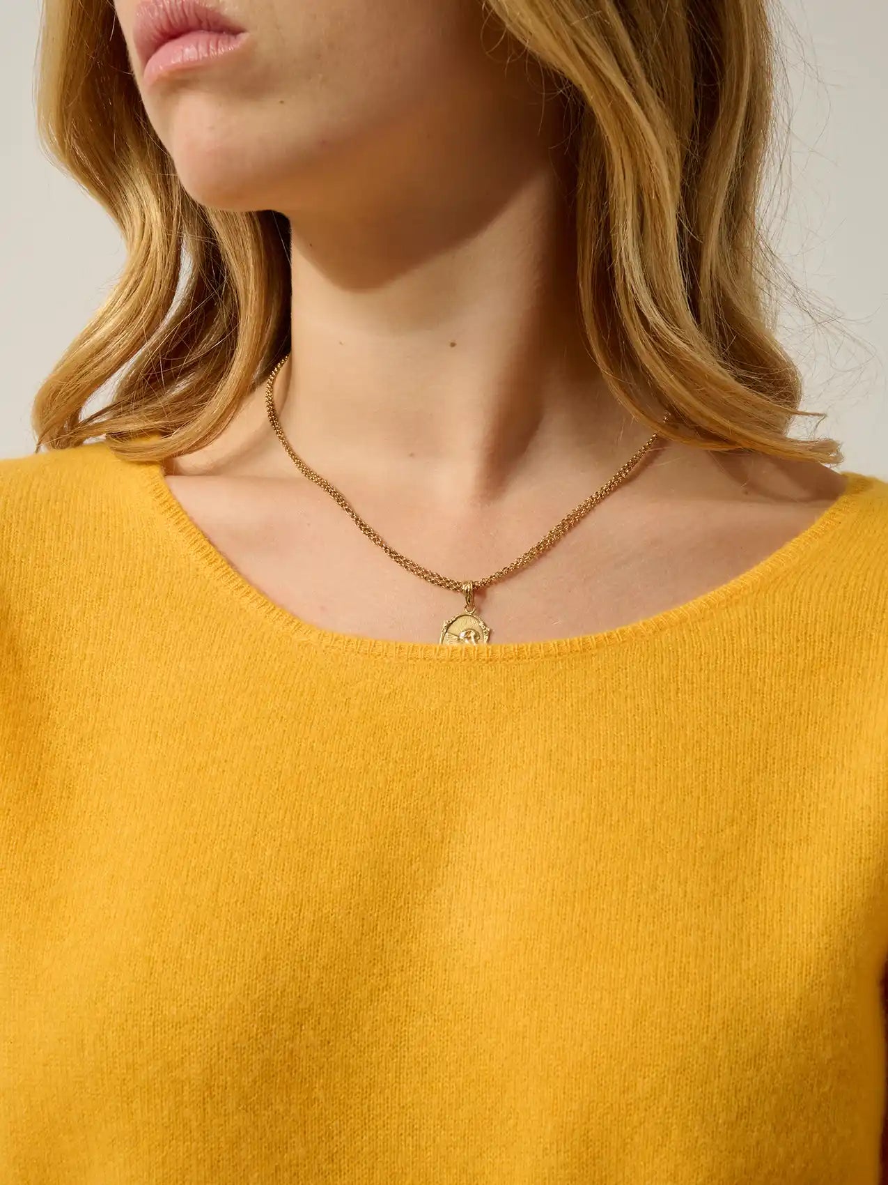 LANFON sweater crew neck loquat
