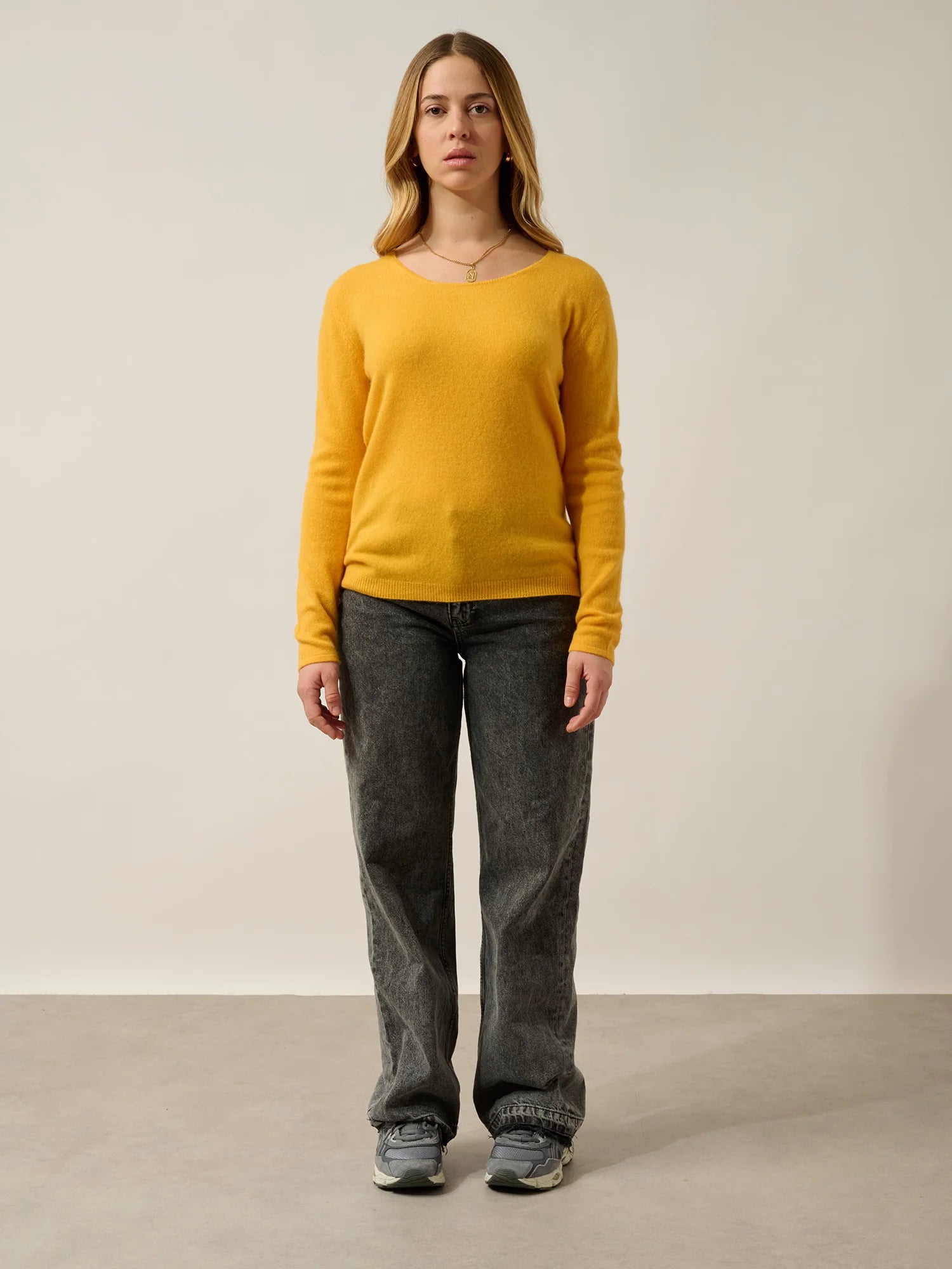LANFON sweater crew neck loquat