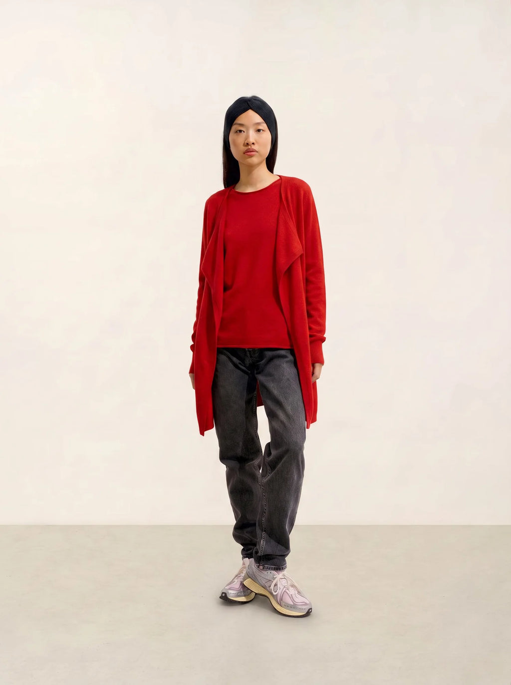 CHÉSERY Jacket Long Carmine