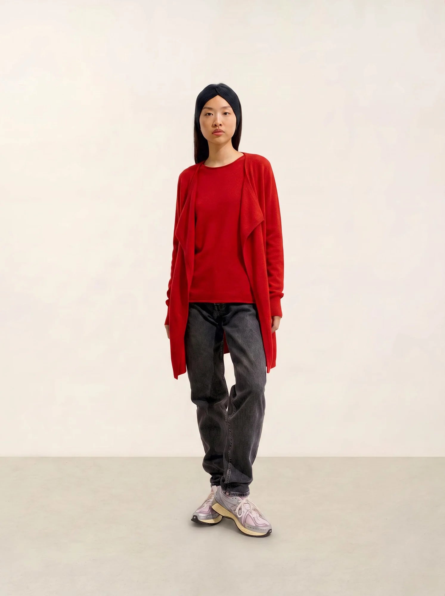 CHÉSERY Jacket Long Carmine