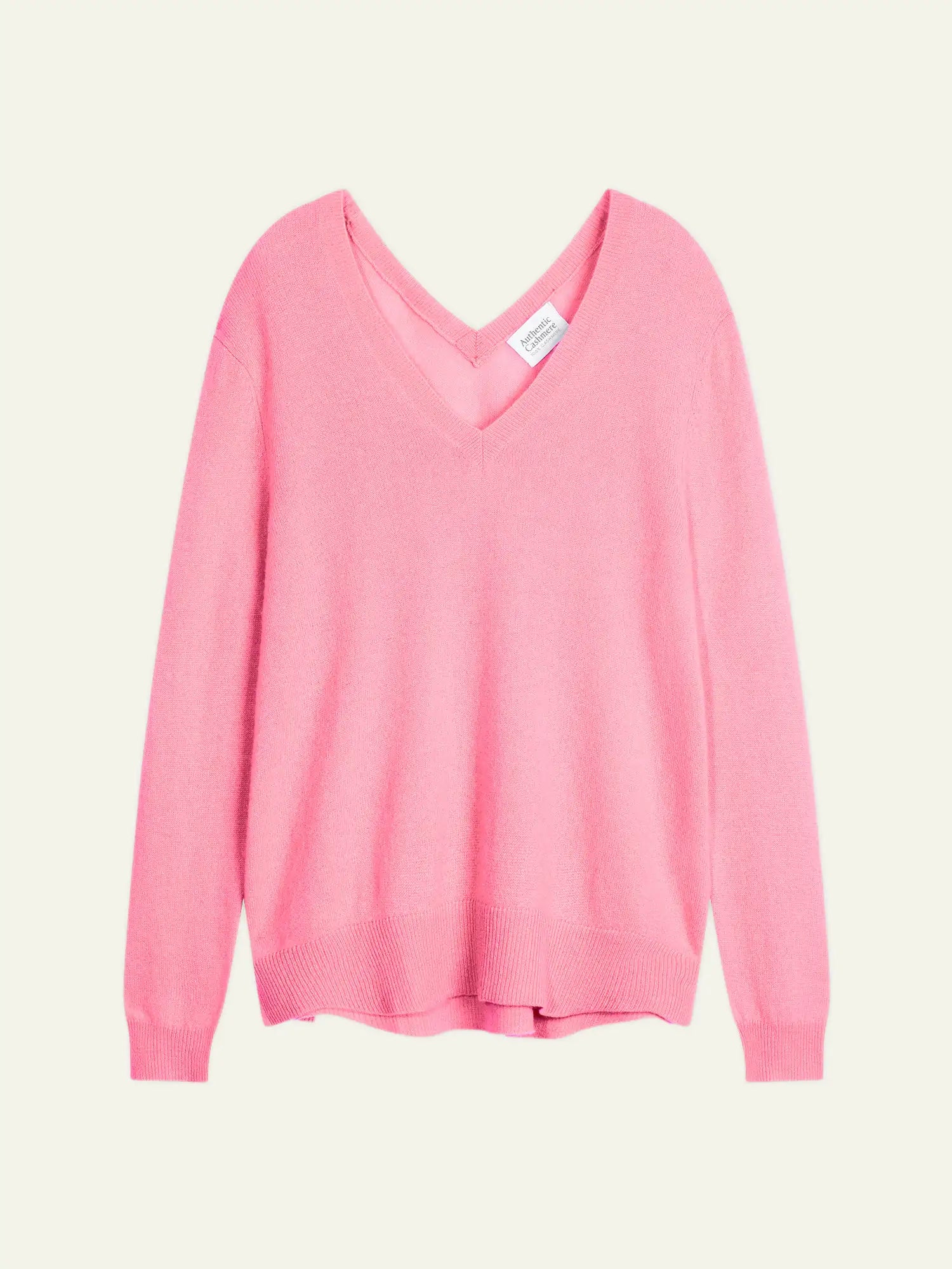 GIEGN pullover v-ausschnitt vorne und hinten kaugummi