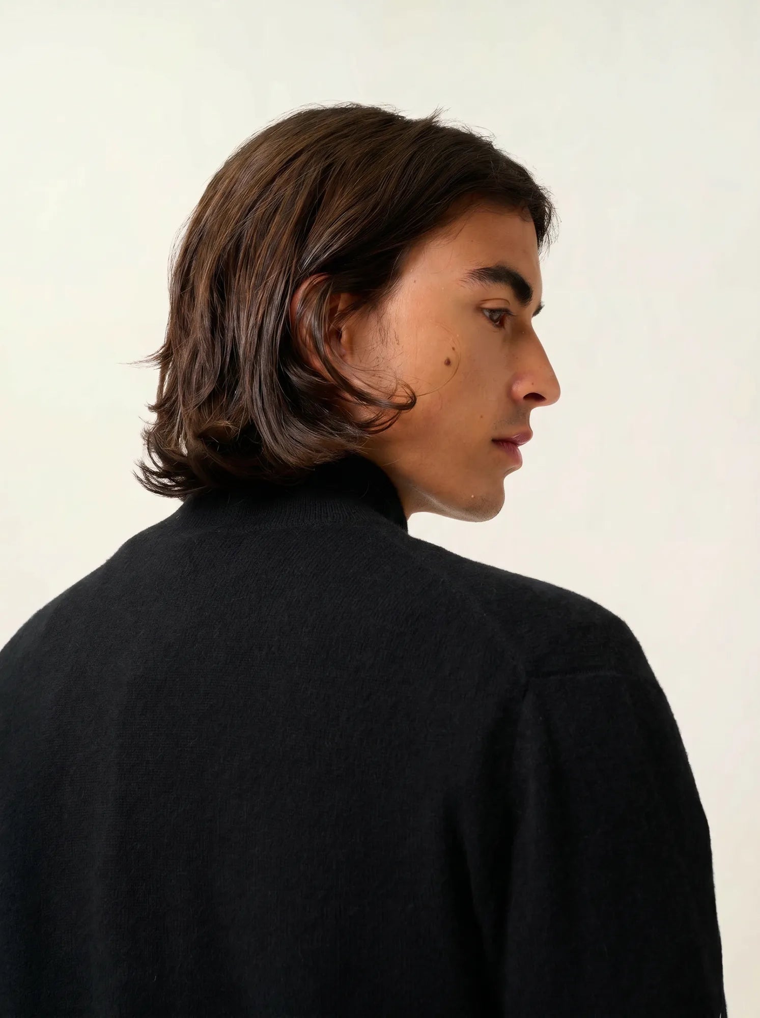 ALBARON gilet zippé col montant noir