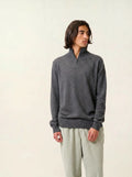 AMBIN pull camionneur anthracite chiné