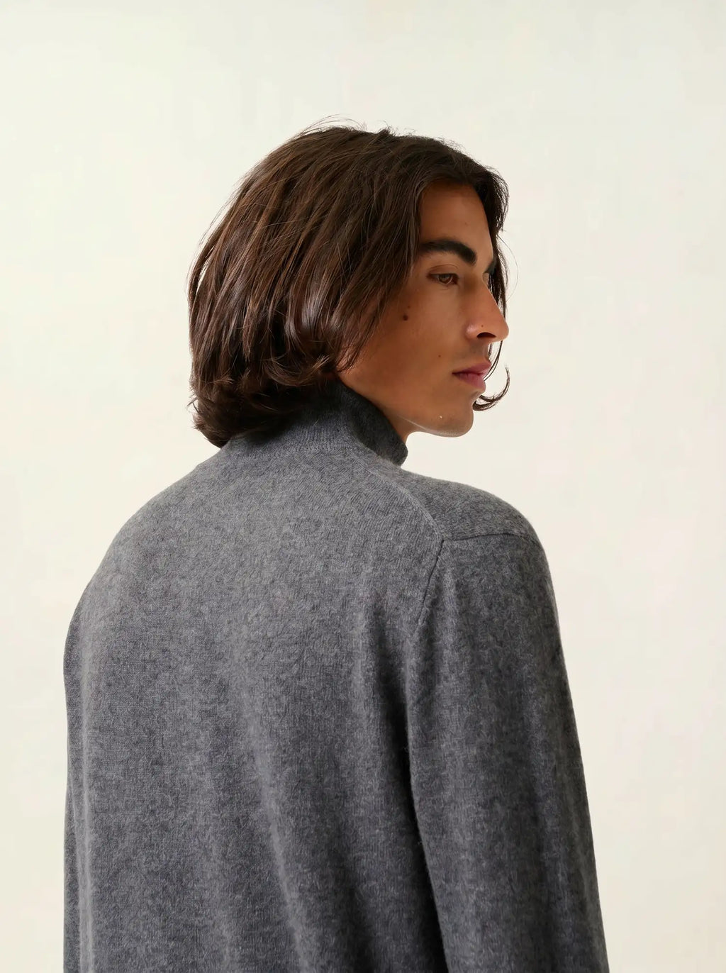 AMBIN pull camionneur anthracite chiné