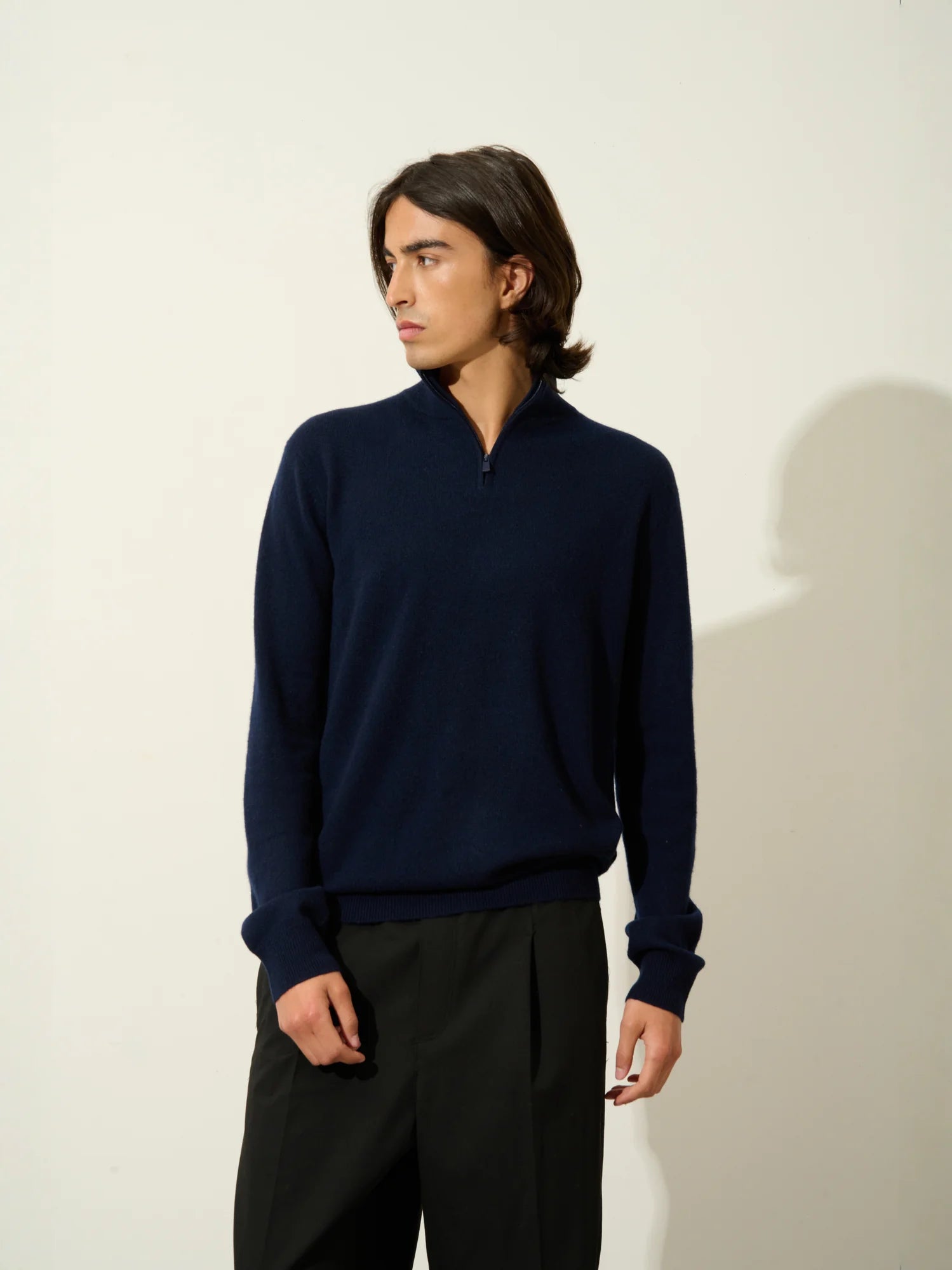 AMBIN pull camionneur bleu marine