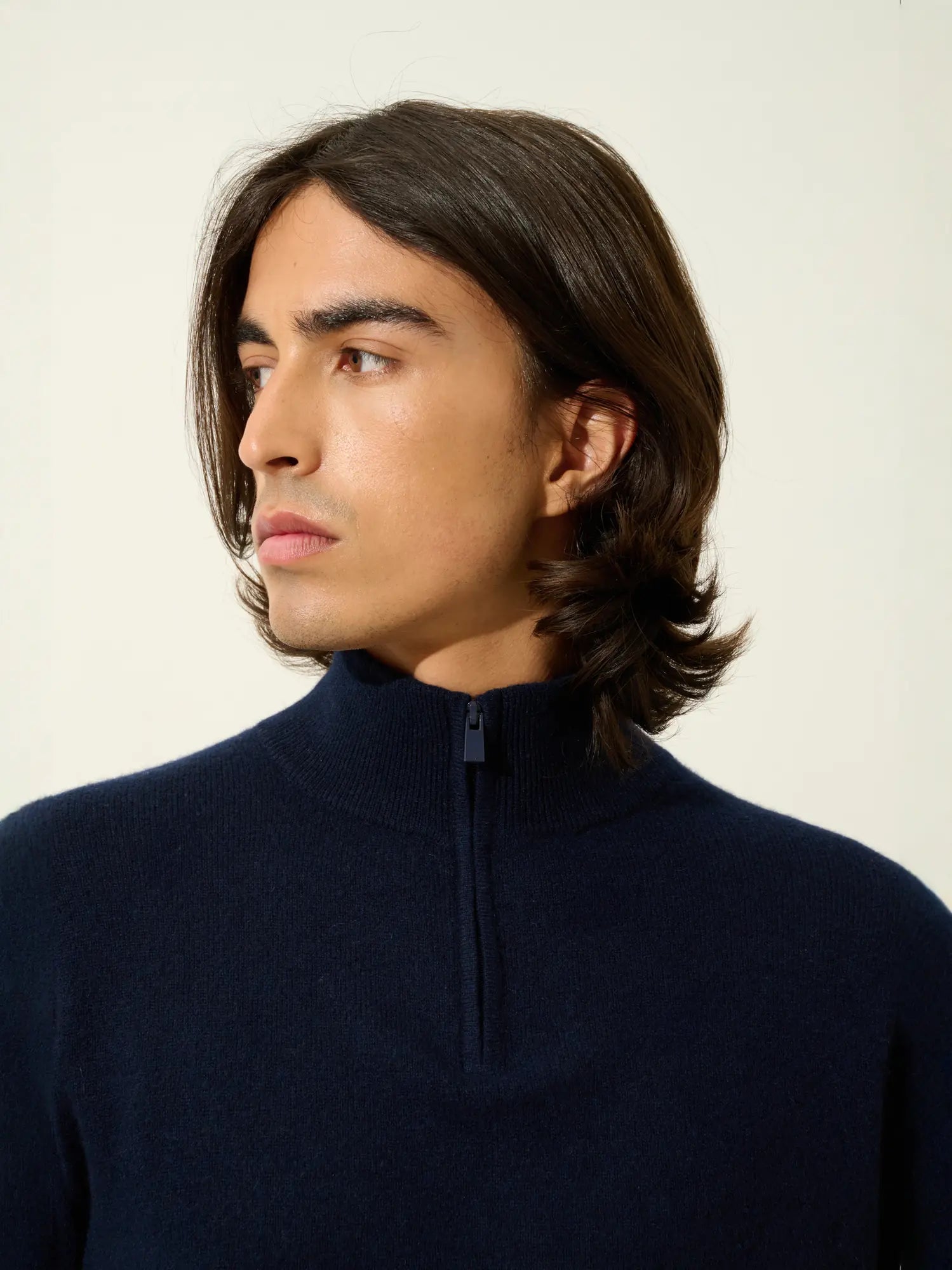 AMBIN pull camionneur bleu marine