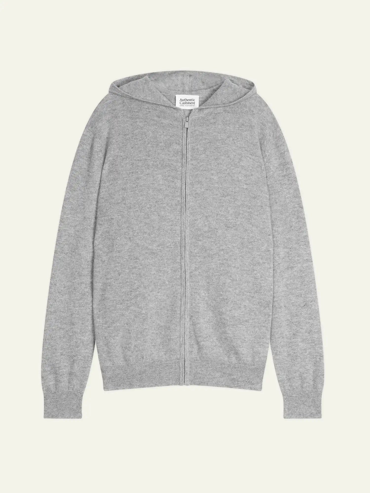 NEURRE gilet zippé capuche nuage chiné
