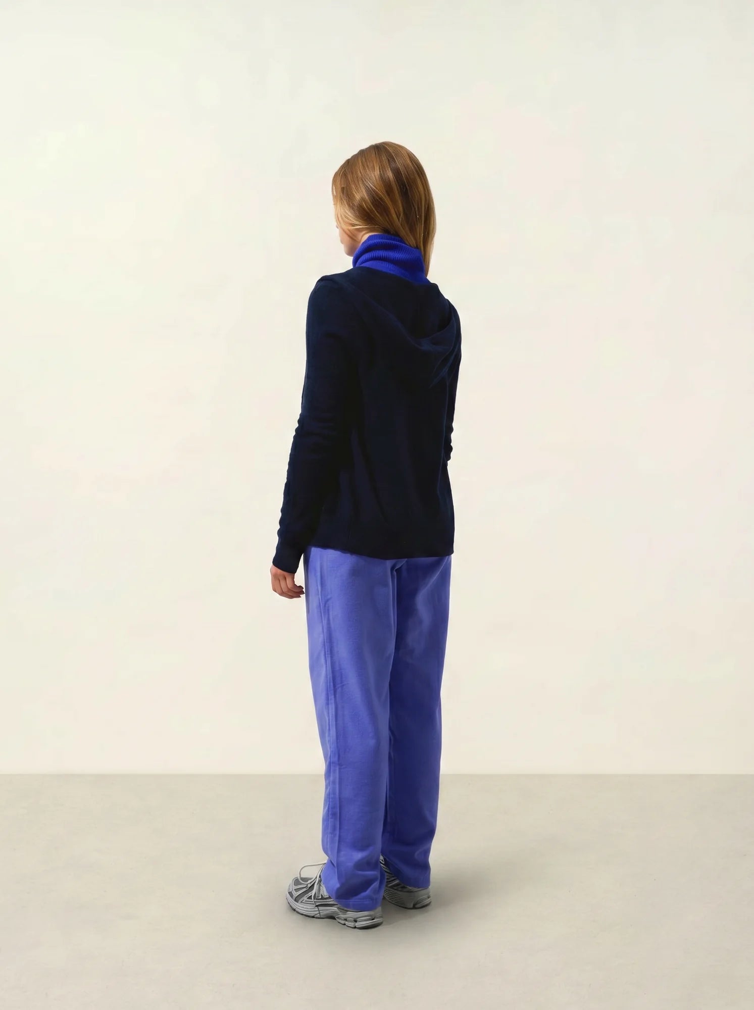 COLOMBIS gilet zippé capuche bleu marine
