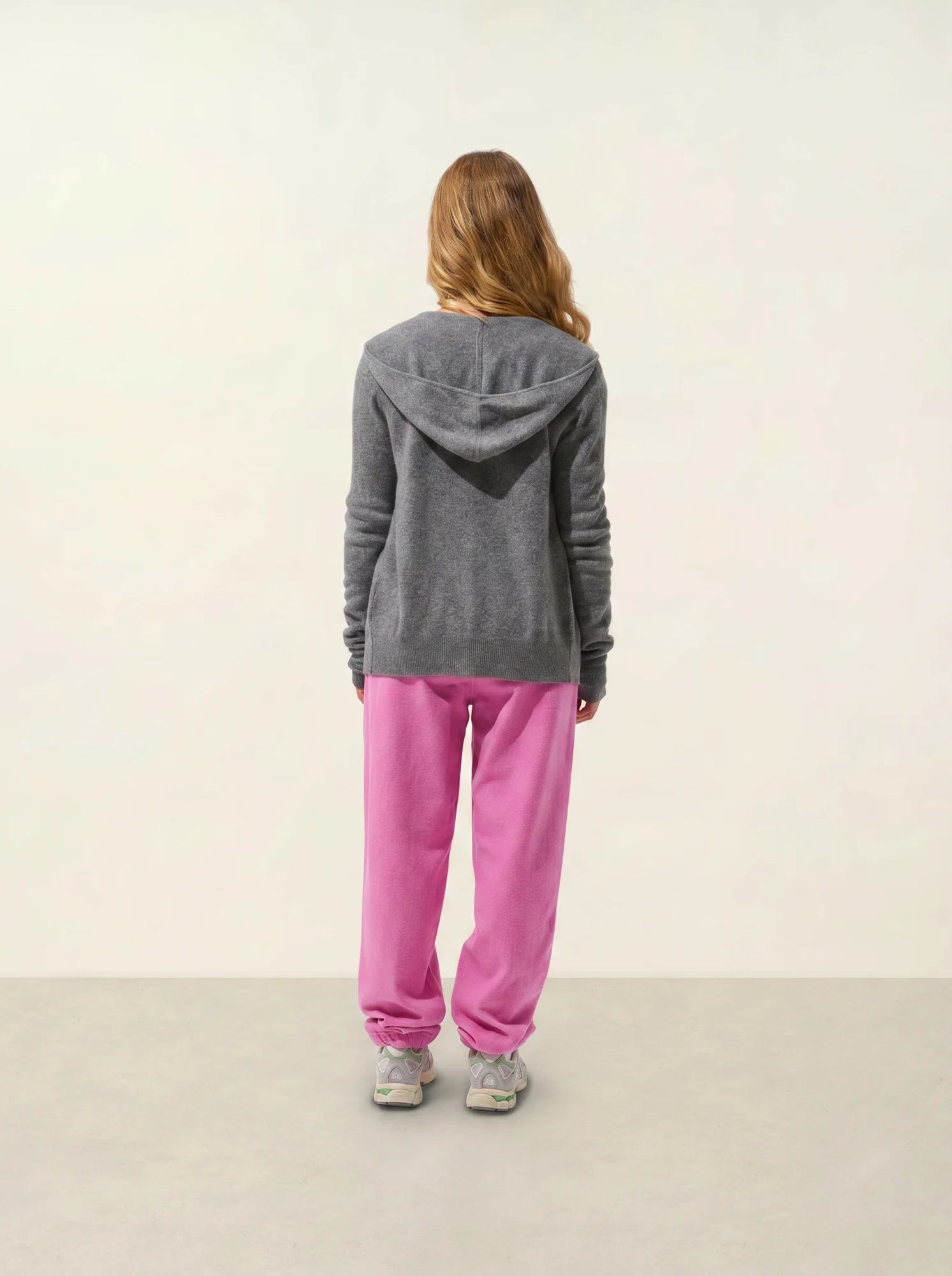 COLOMBIS Vest Zipped Hooded Heather Flannel