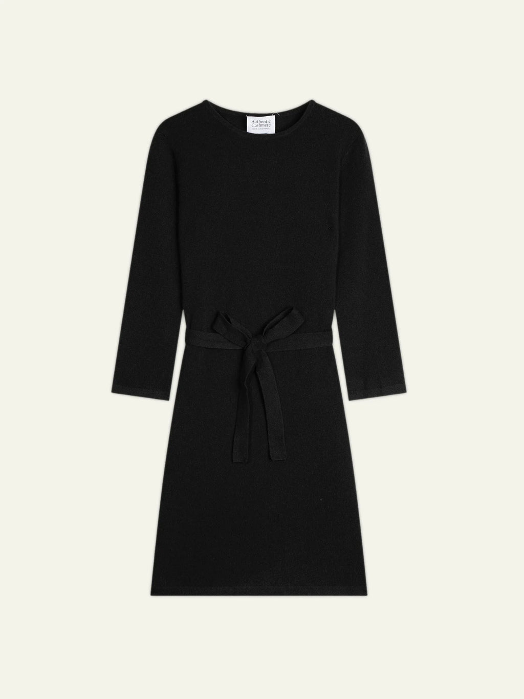 CONISTON robe col rond avec ceinture noir