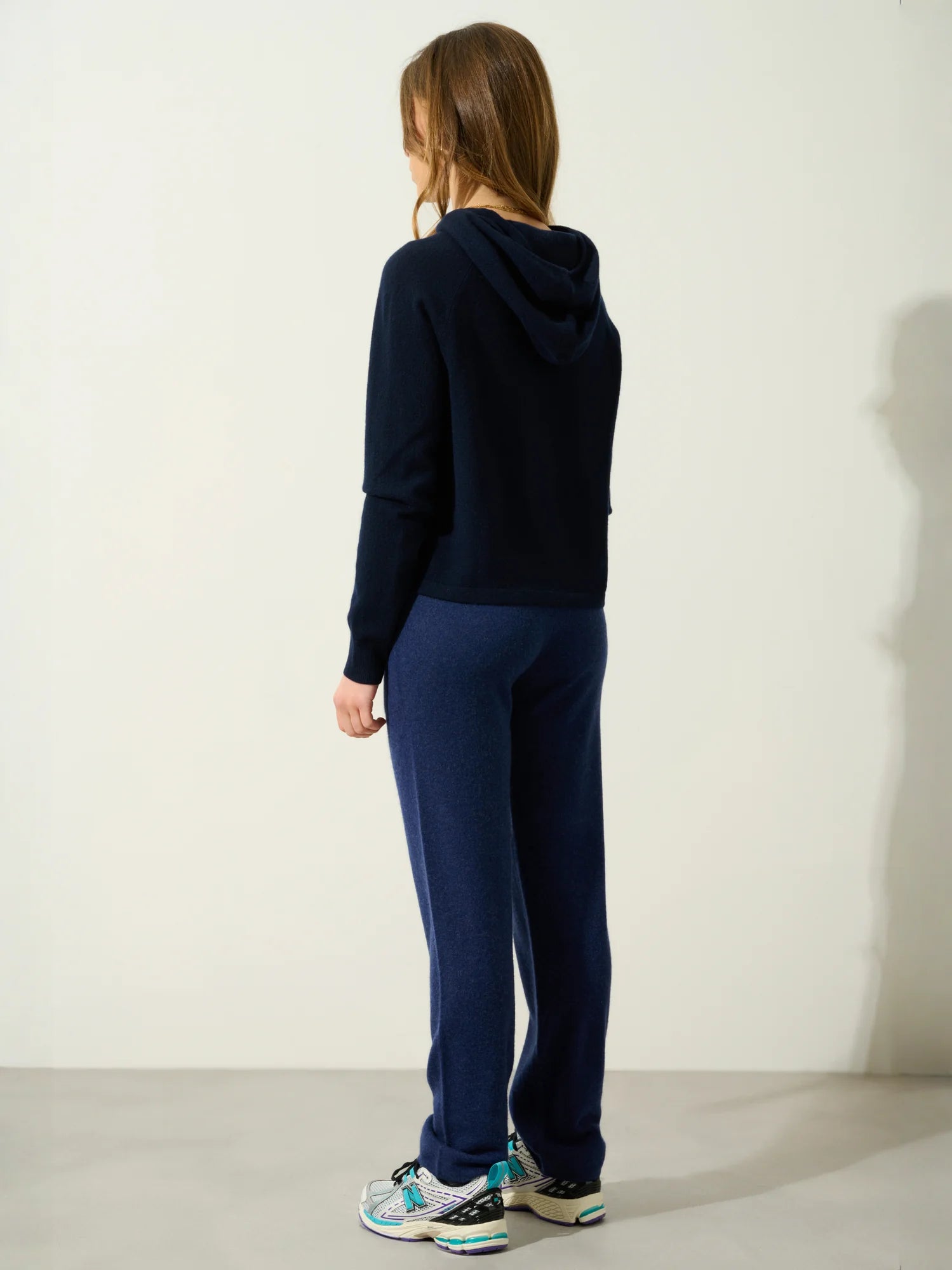 YARLSIDE pull capuche bleu marine