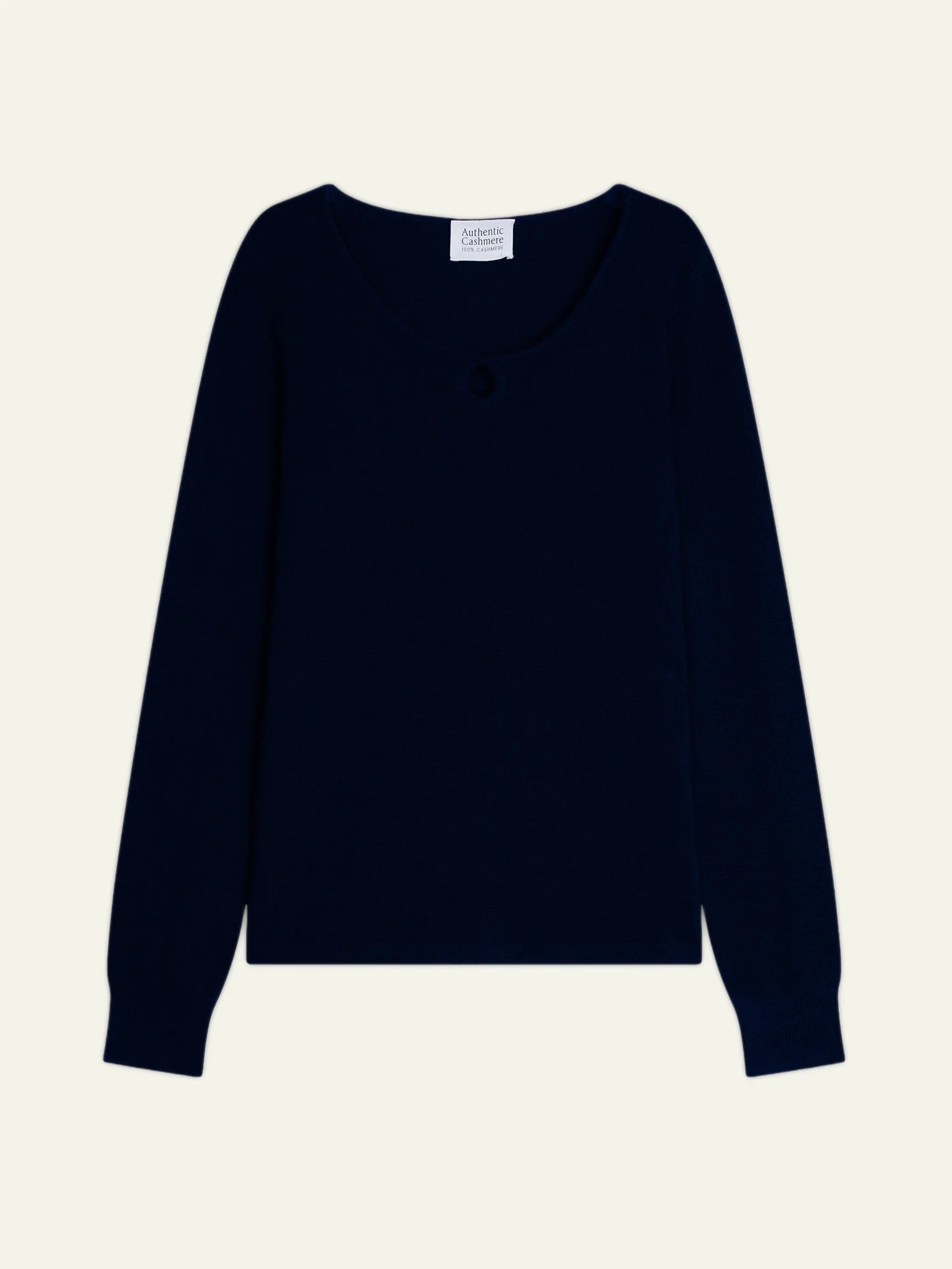 GLYDER pullover u-boot-ausschnitt tropfen vorne marineblau