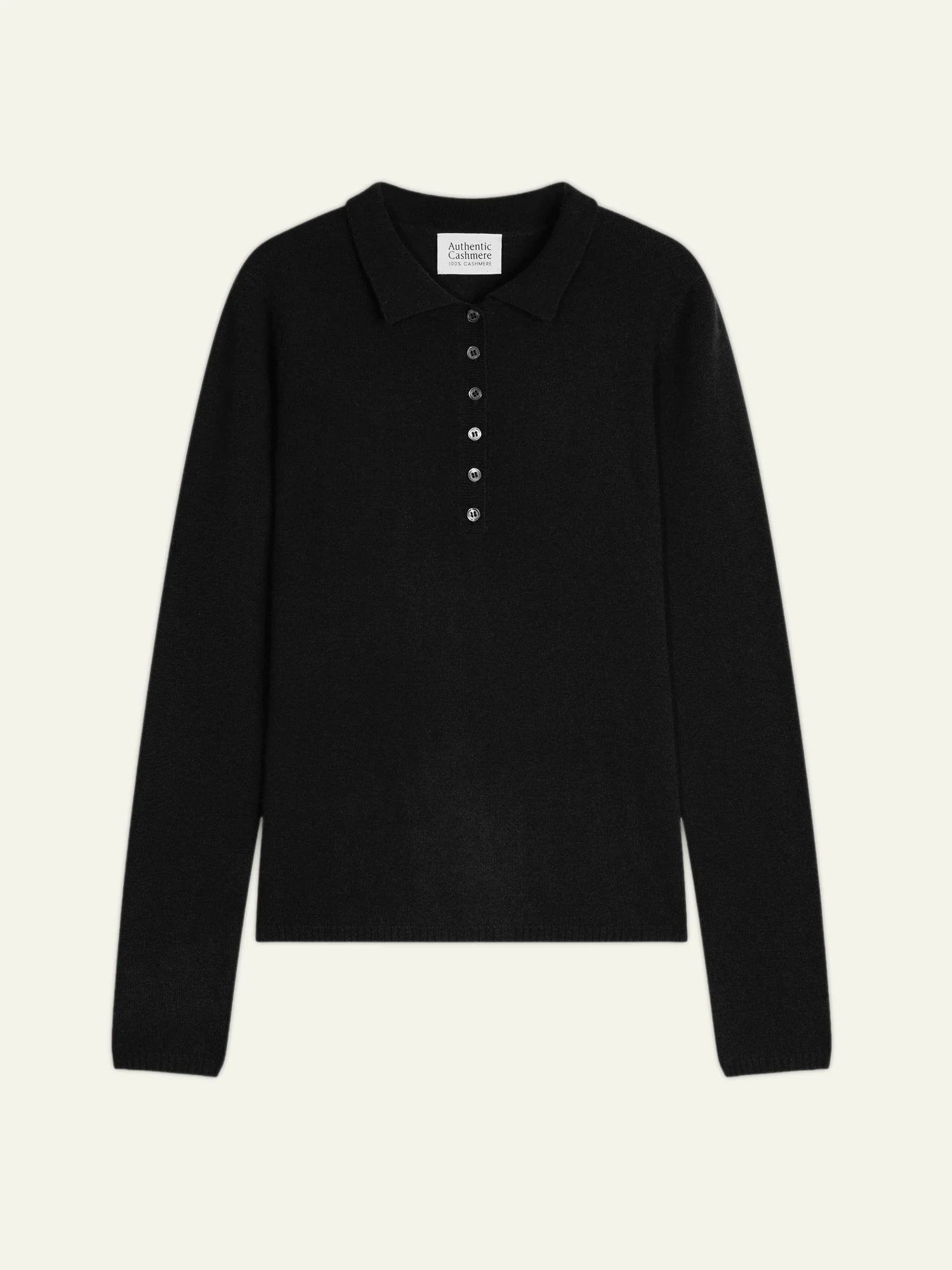 SLIEVE poloshirt langarm schwarz