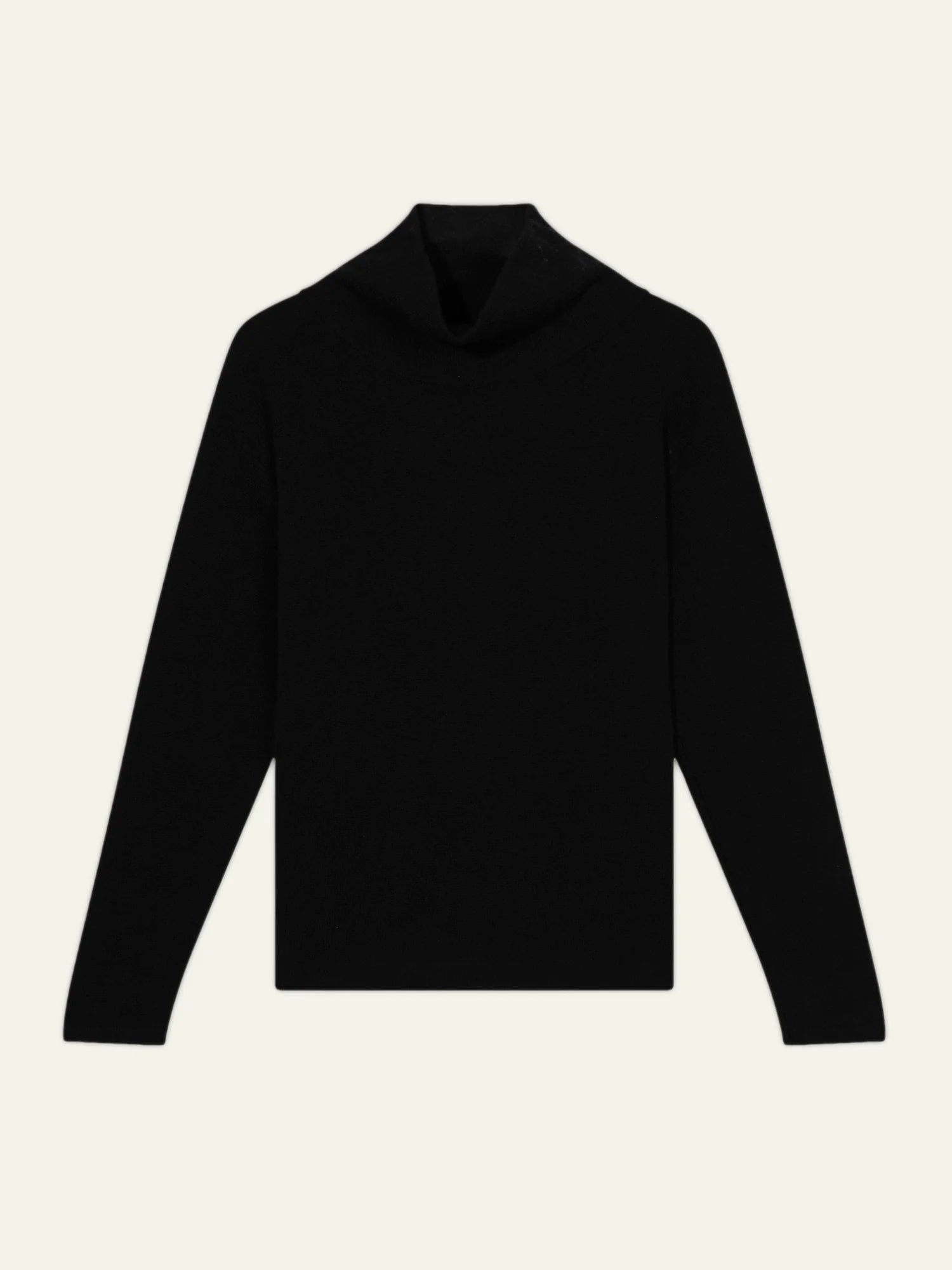 CHEVIOT pull col montant bénitier noir
