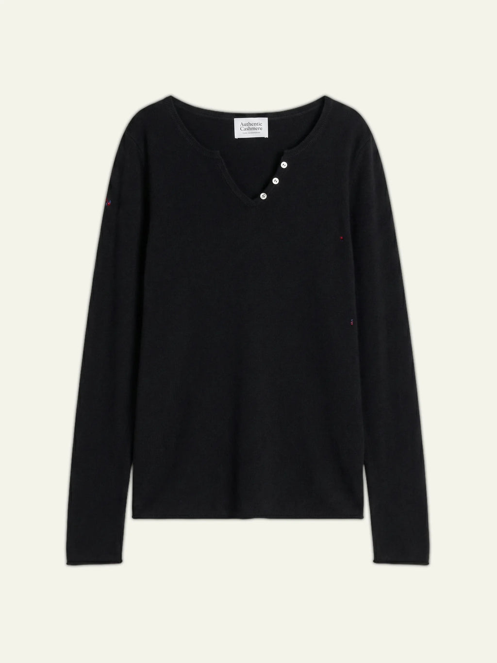 BODMIN pull col tunisien noir