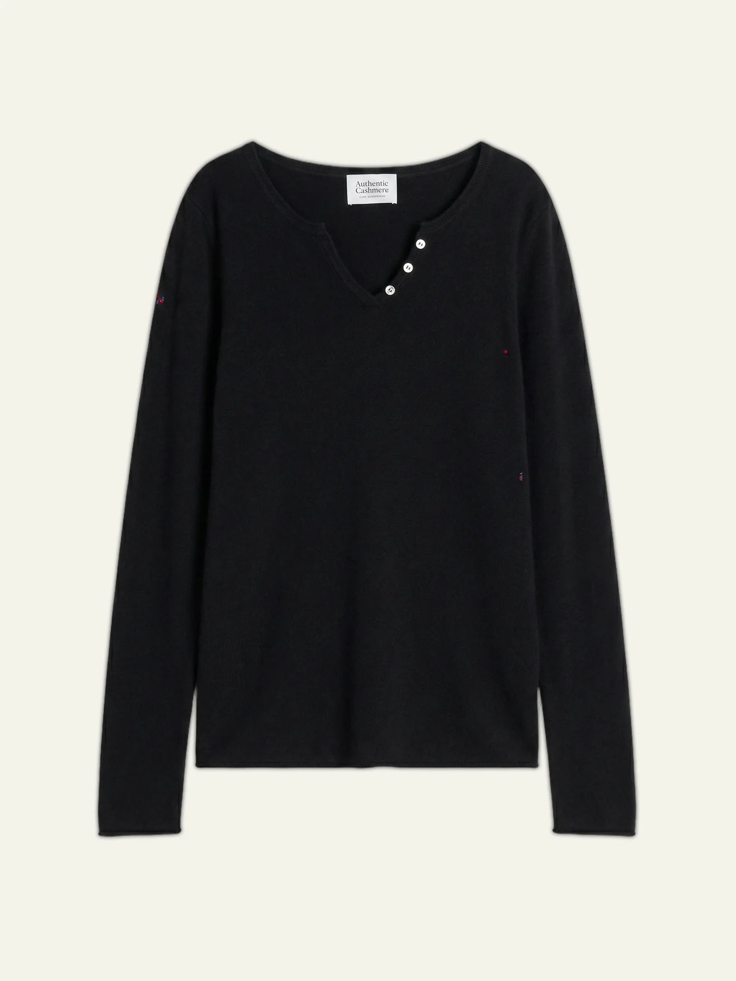 BODMIN pull col tunisien noir