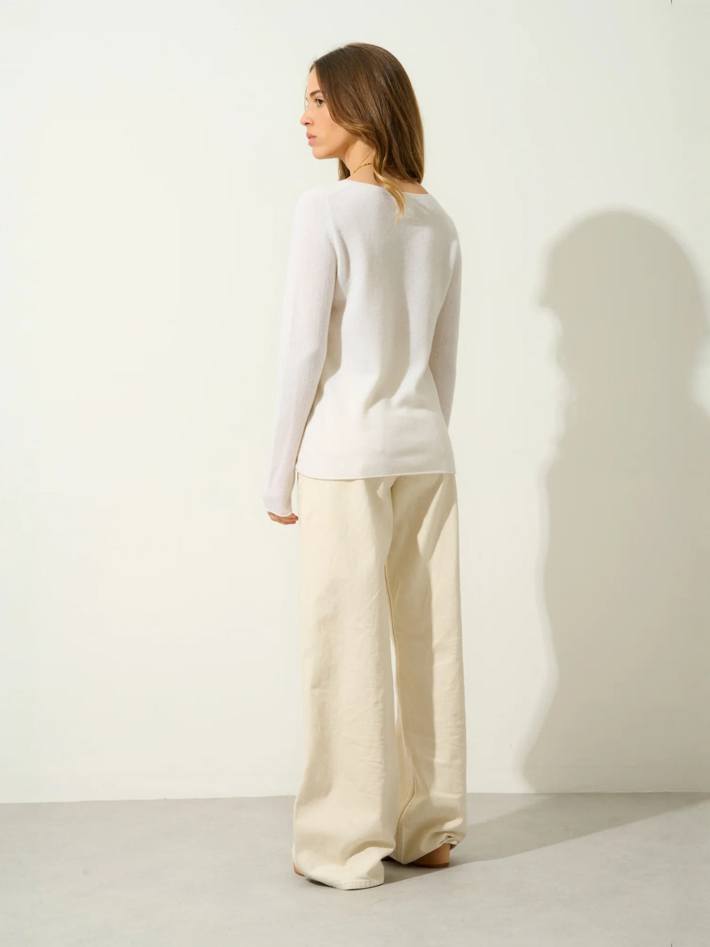 BODMIN pull col tunisien neige
