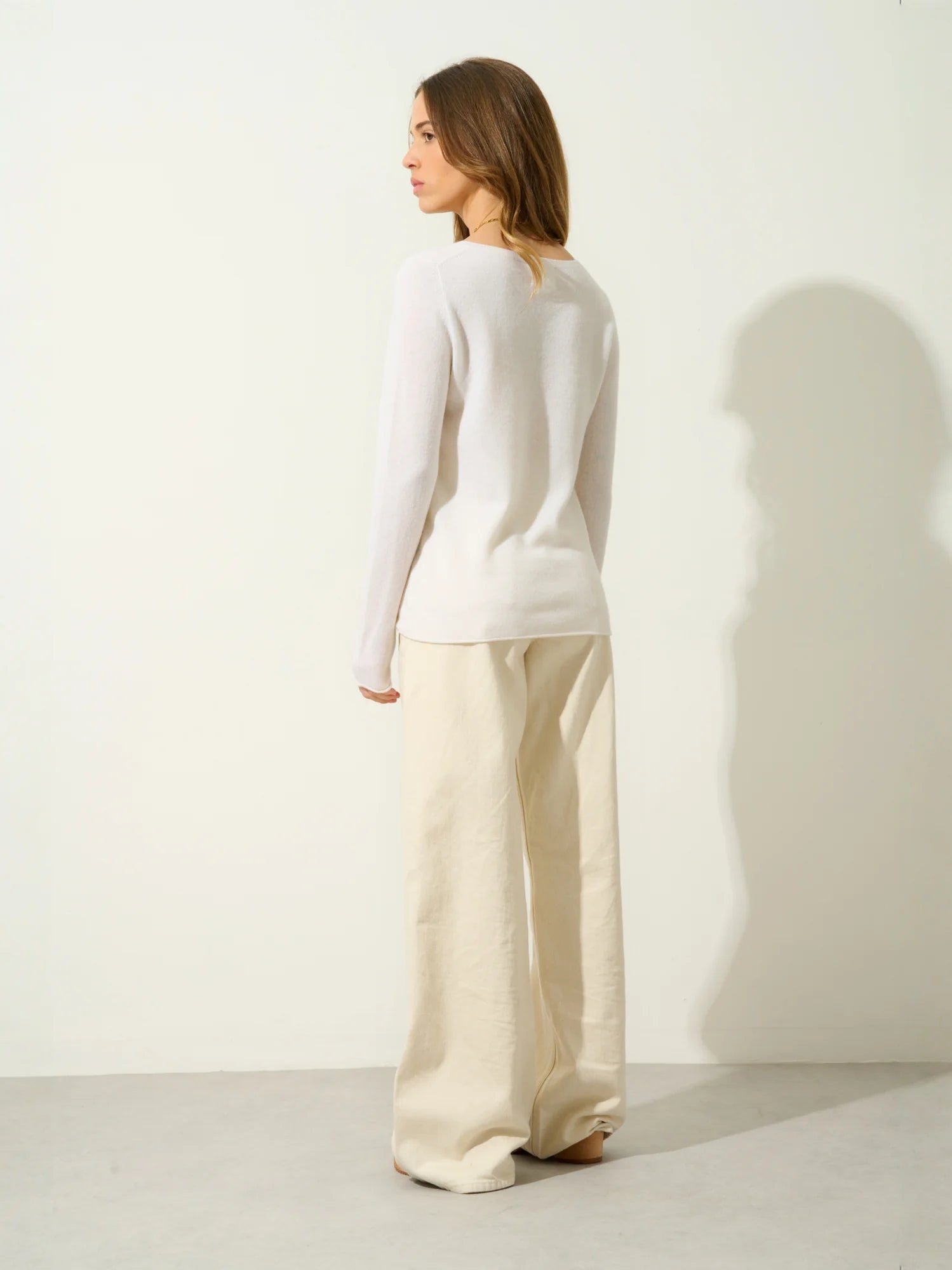 BODMIN pull col tunisien neige