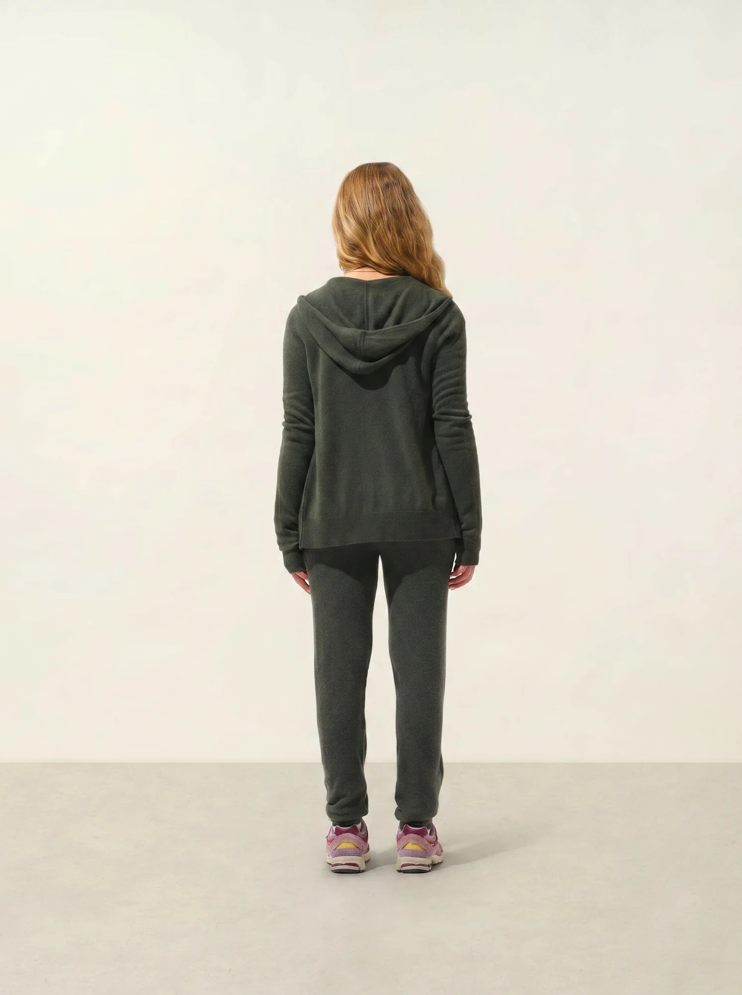 COLOMBIS gilet zippé capuche kaki