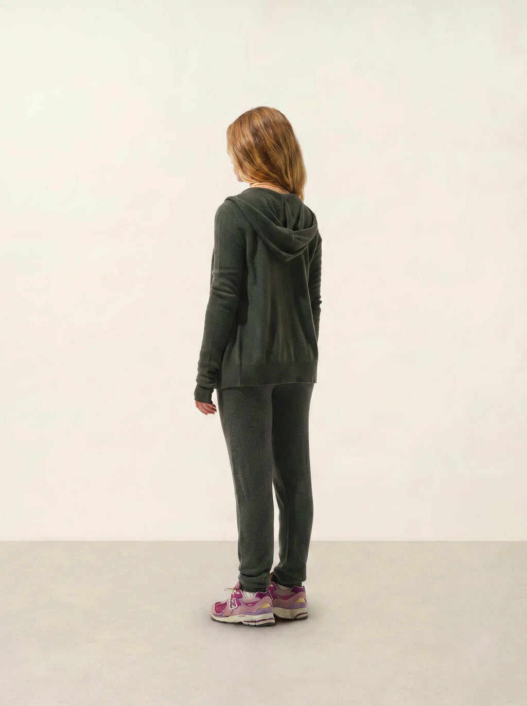 COLOMBIS gilet zippé capuche kaki