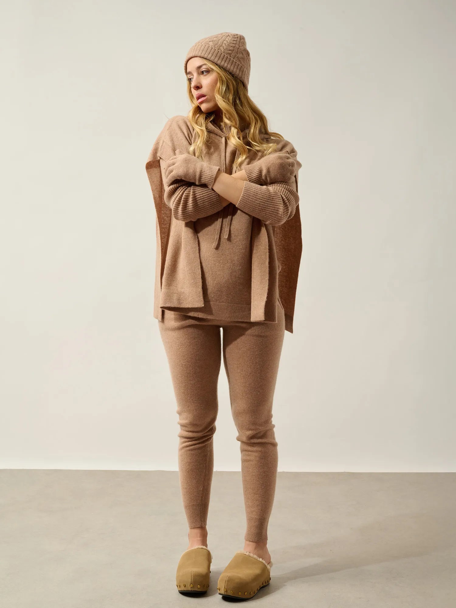 ROC Gants 4 Fils Camel Chiné