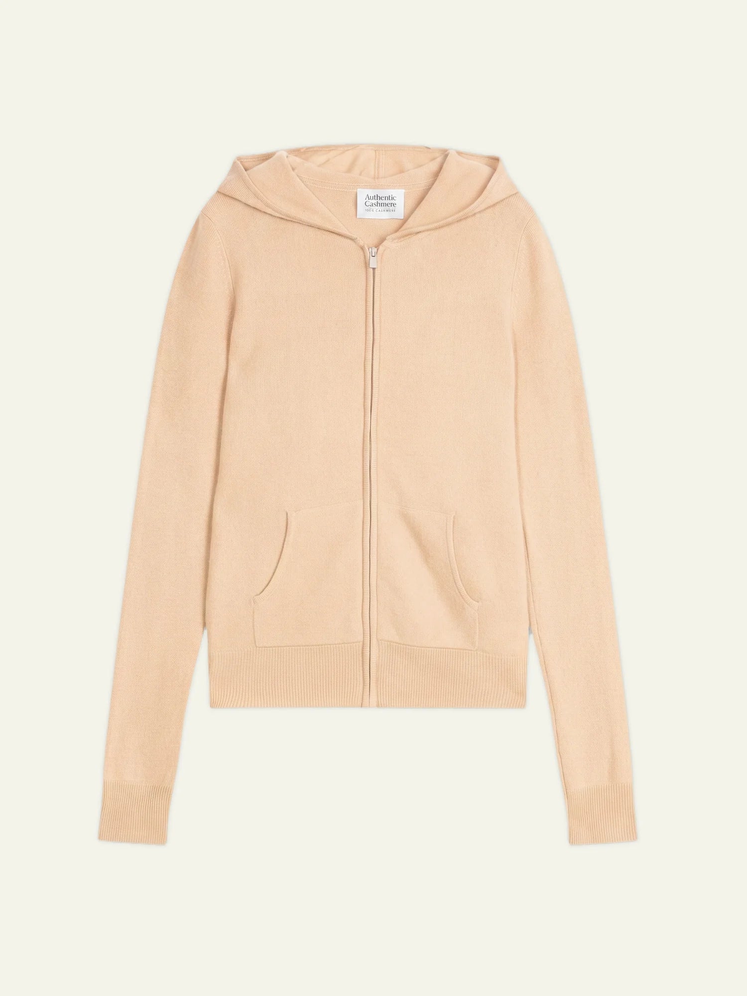 COLOMBIS gilet zippé capuche sable