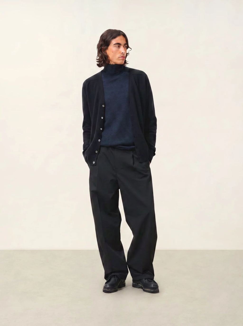 PIPA cardigan col V noir