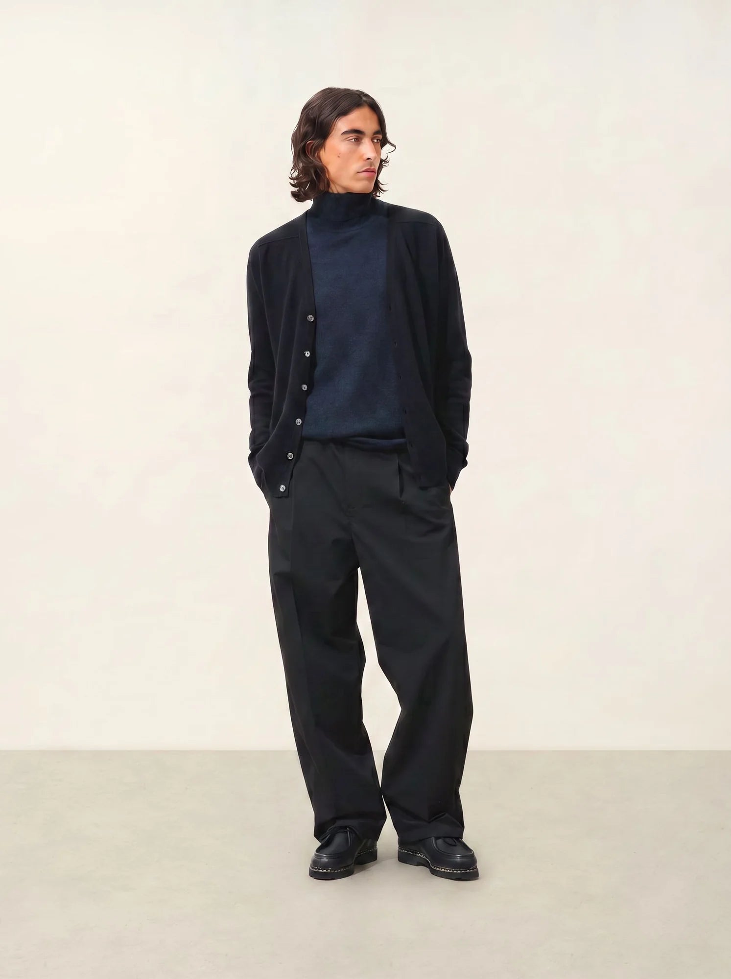 PIPA cardigan col V noir