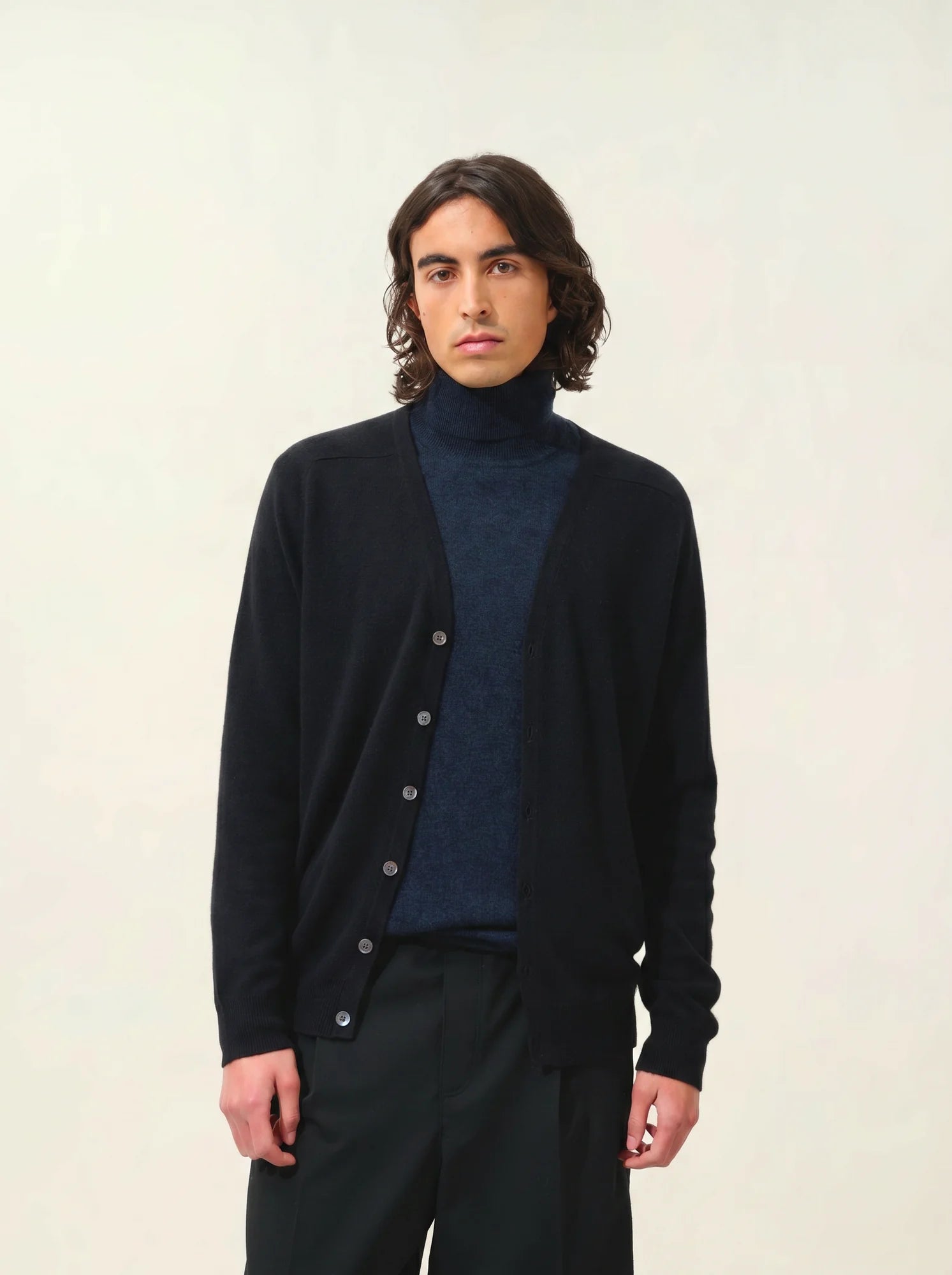 PIPA cardigan col V noir