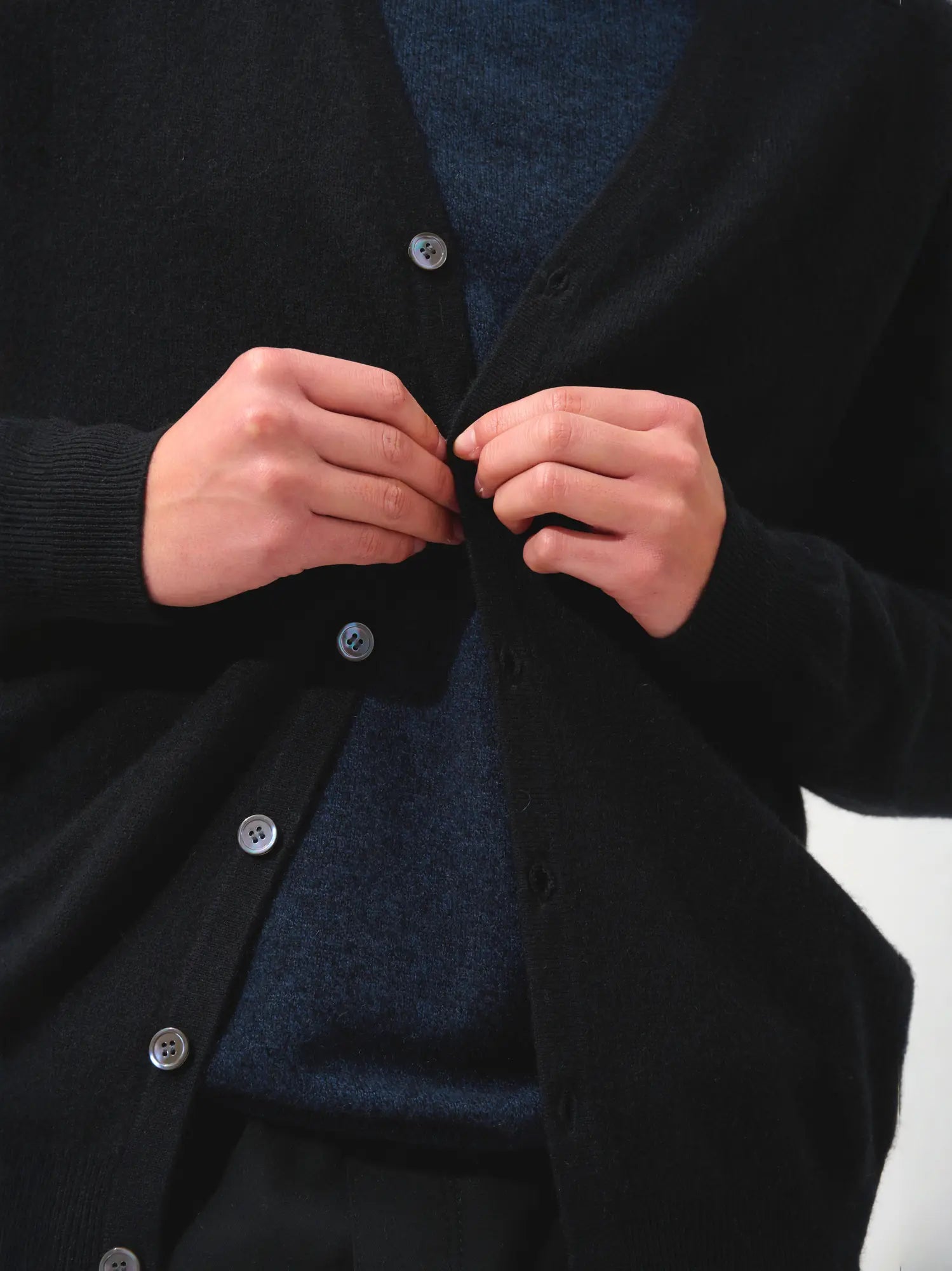 PIPA cardigan col V noir