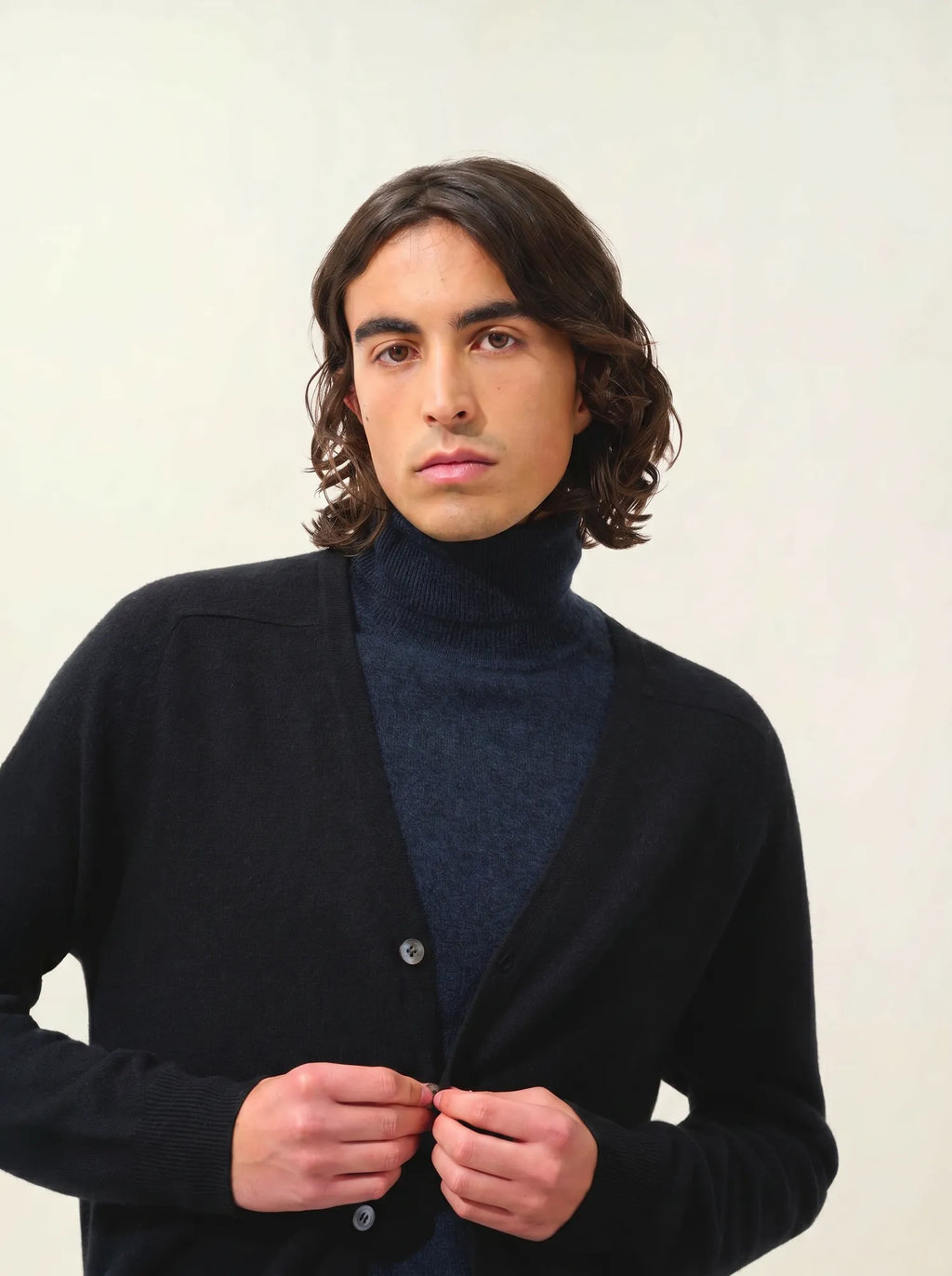 PIPA cardigan col V noir