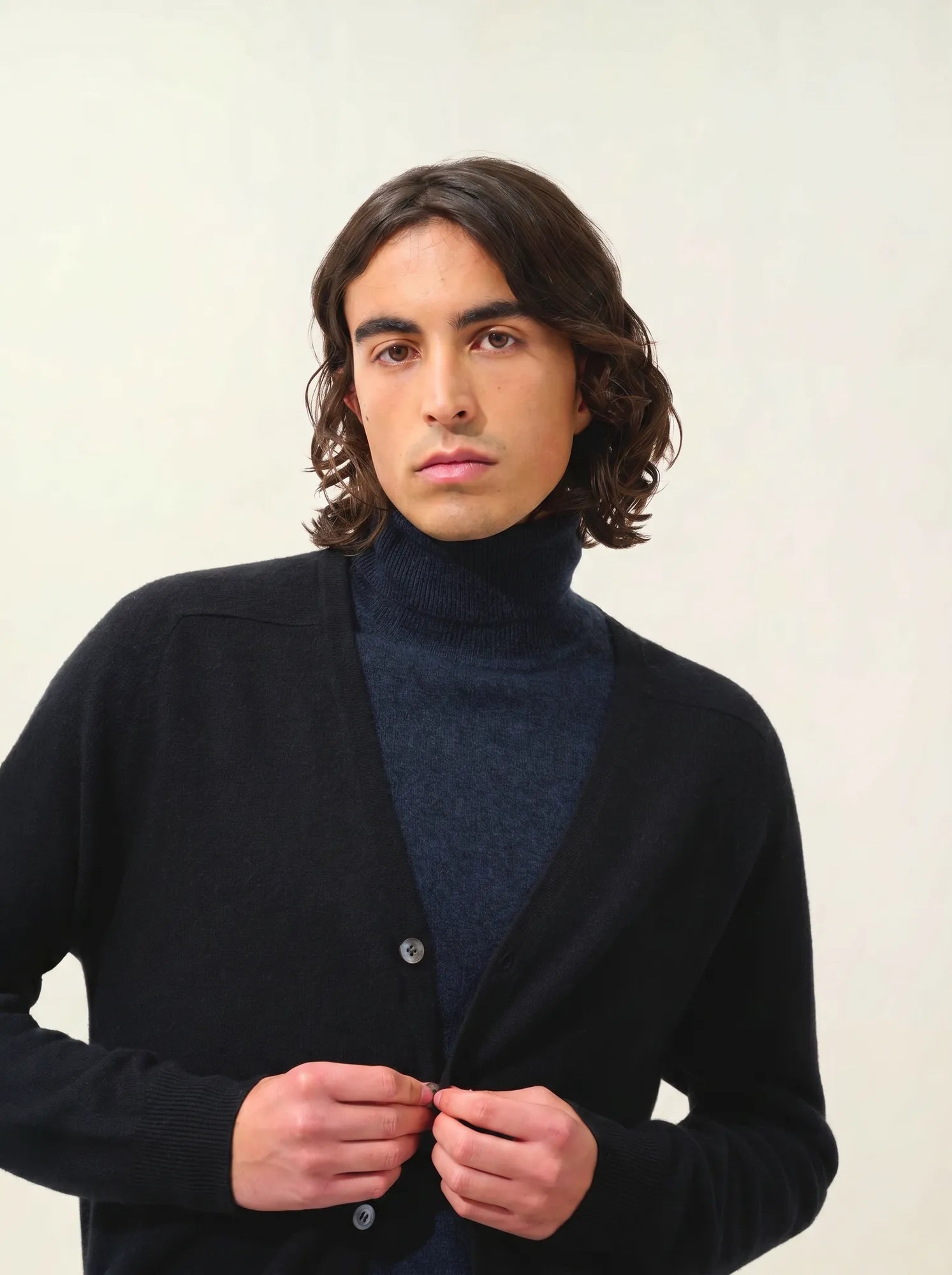 PIPA cardigan col V noir