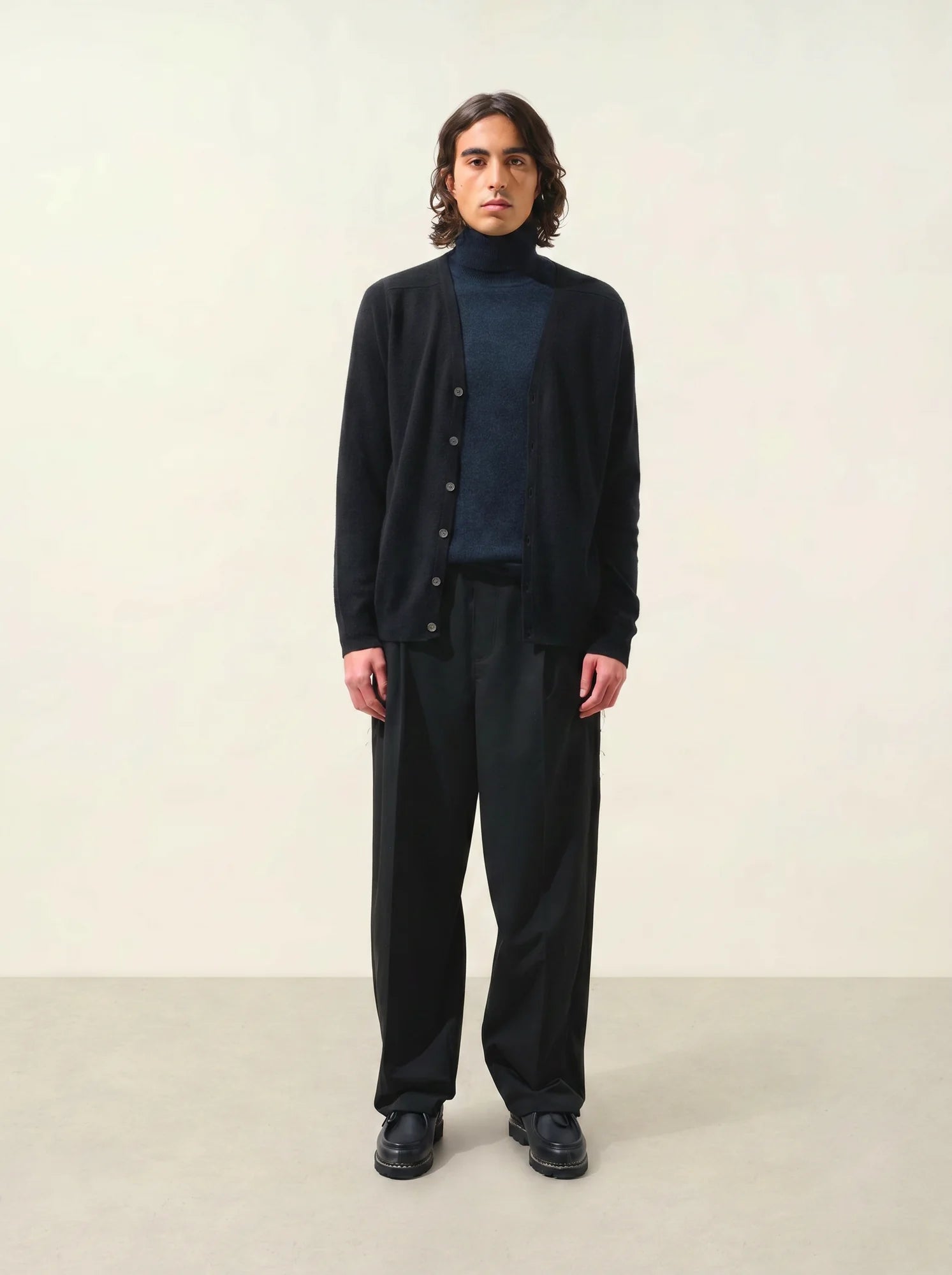 PIPA cardigan col V noir